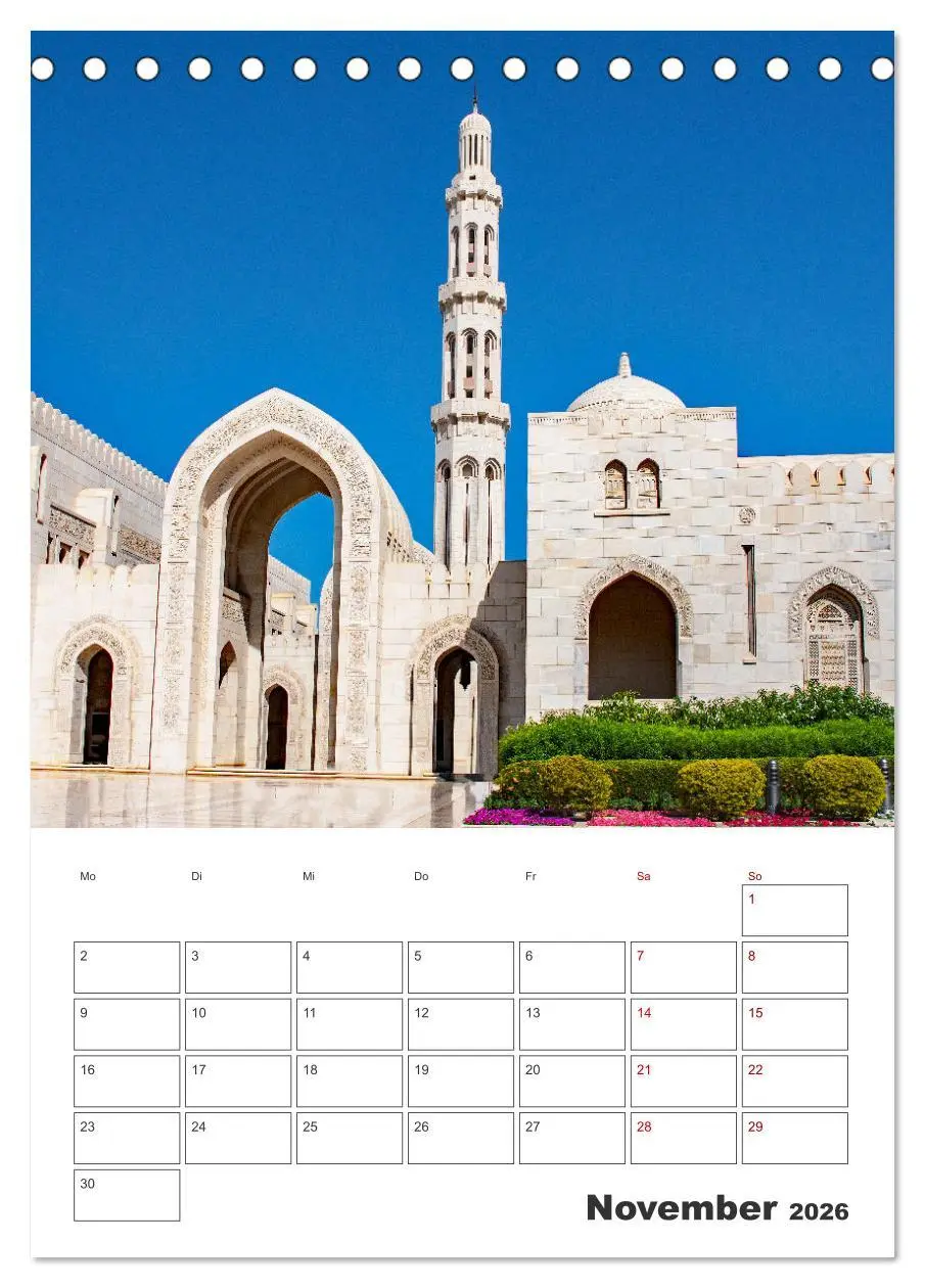 Bild: 9783516325492 | Sultanat Oman - Maskat und Salalah (Tischkalender 2026 DIN A5...