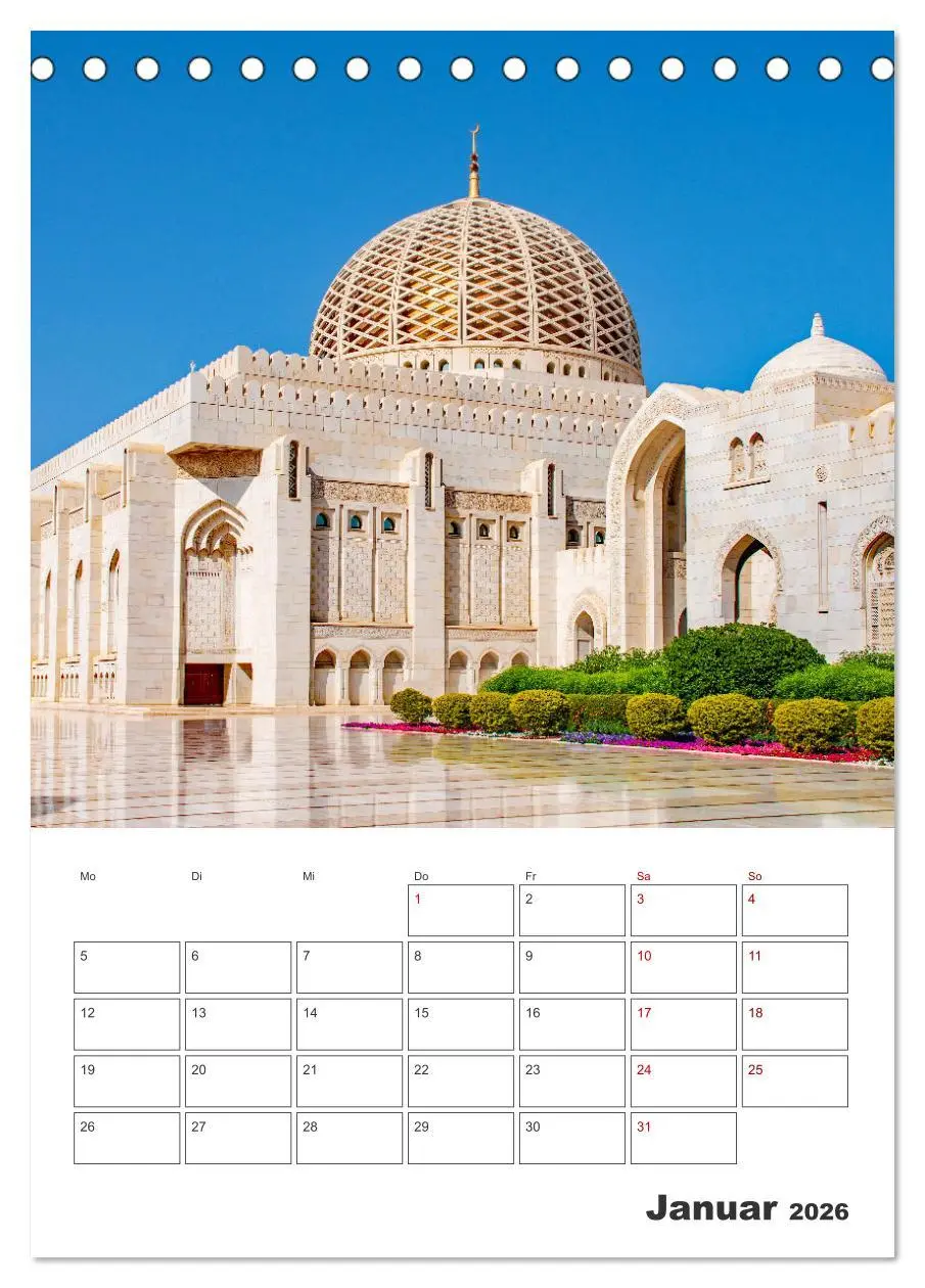 Bild: 9783516325492 | Sultanat Oman - Maskat und Salalah (Tischkalender 2026 DIN A5...