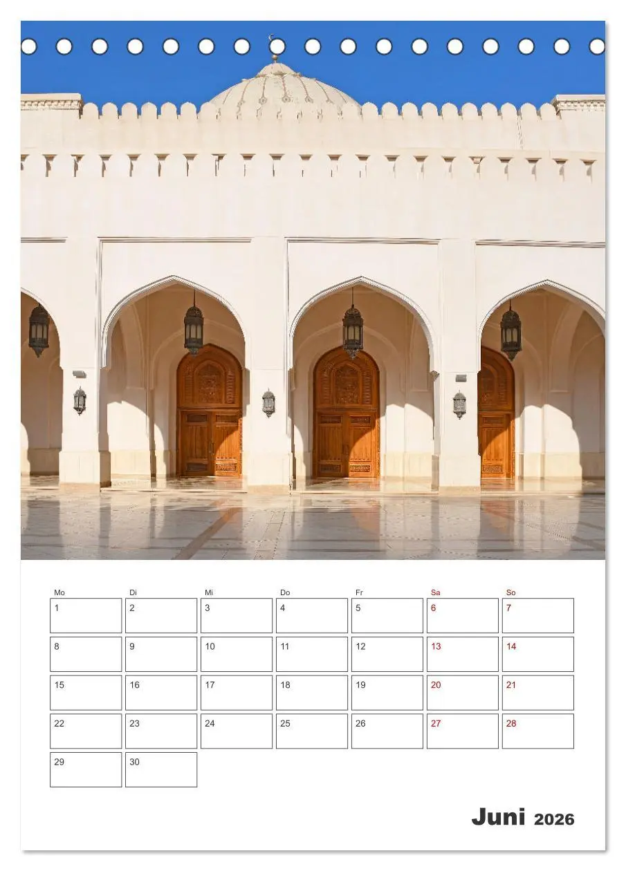 Bild: 9783516325492 | Sultanat Oman - Maskat und Salalah (Tischkalender 2026 DIN A5...