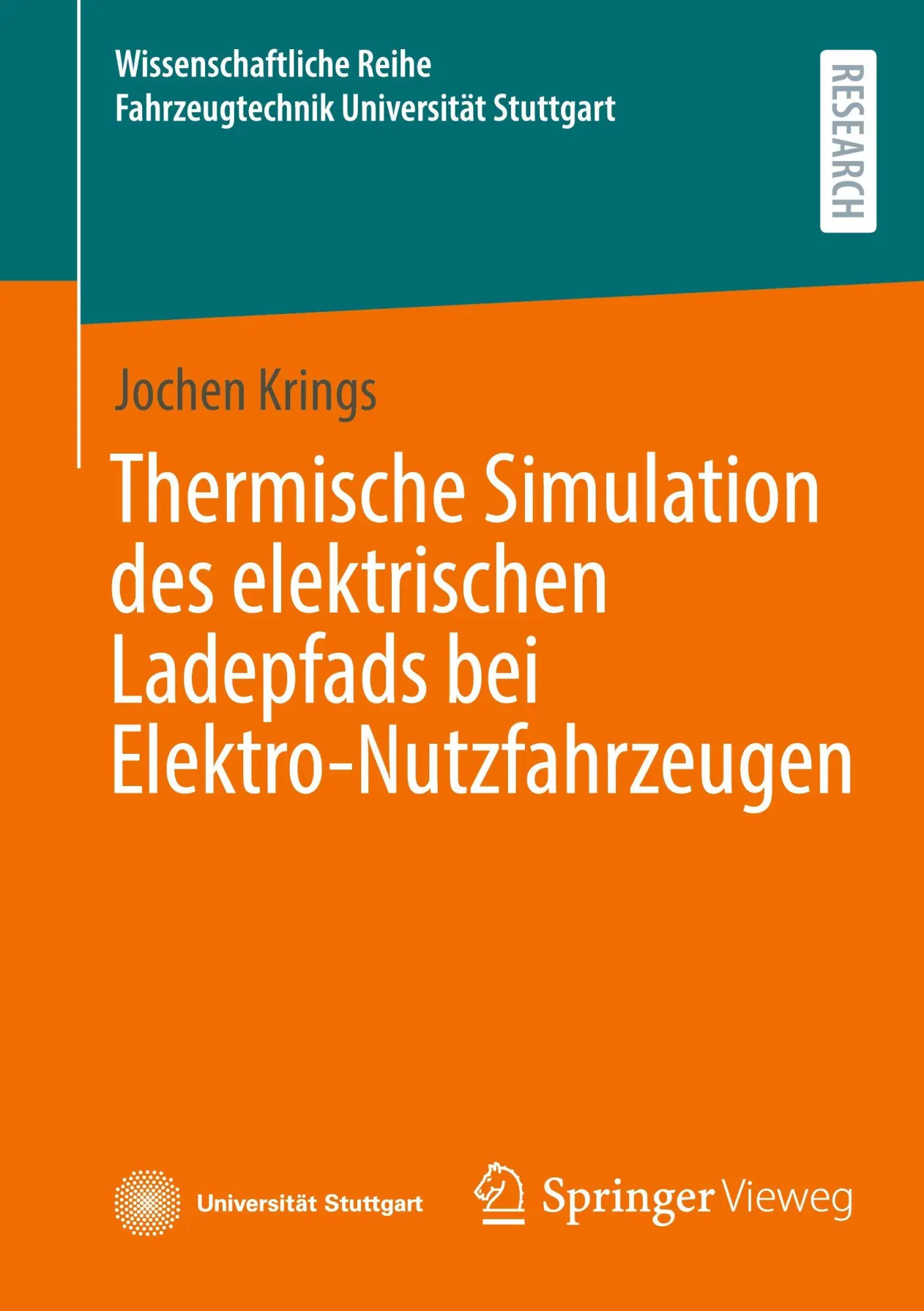 Cover: 9783658515492 | Thermische Simulation des elektrischen Ladepfads bei...