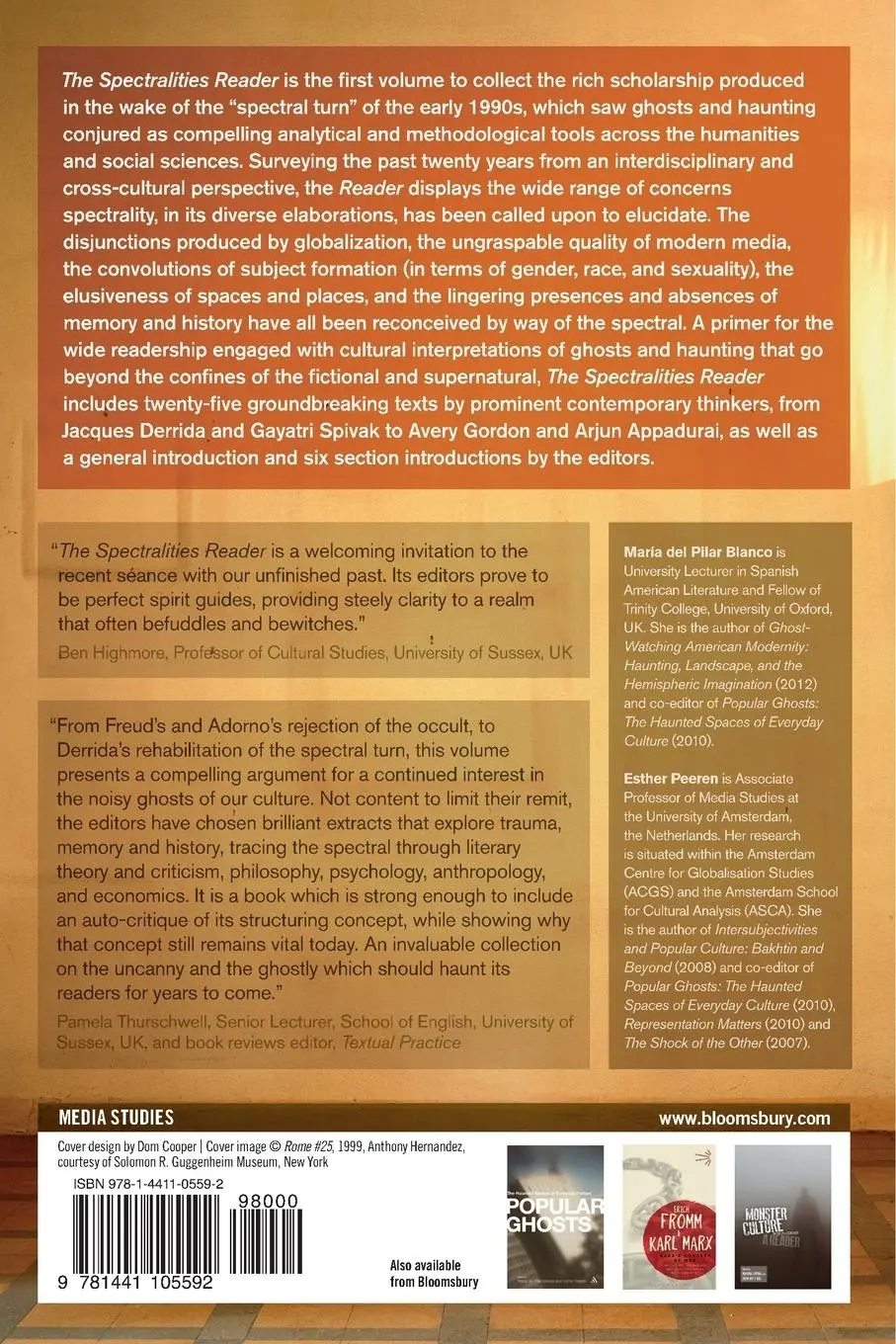 Rückseite: 9781441105592 | The Spectralities Reader | Maria Del Pilar Blanco | Taschenbuch | 2013