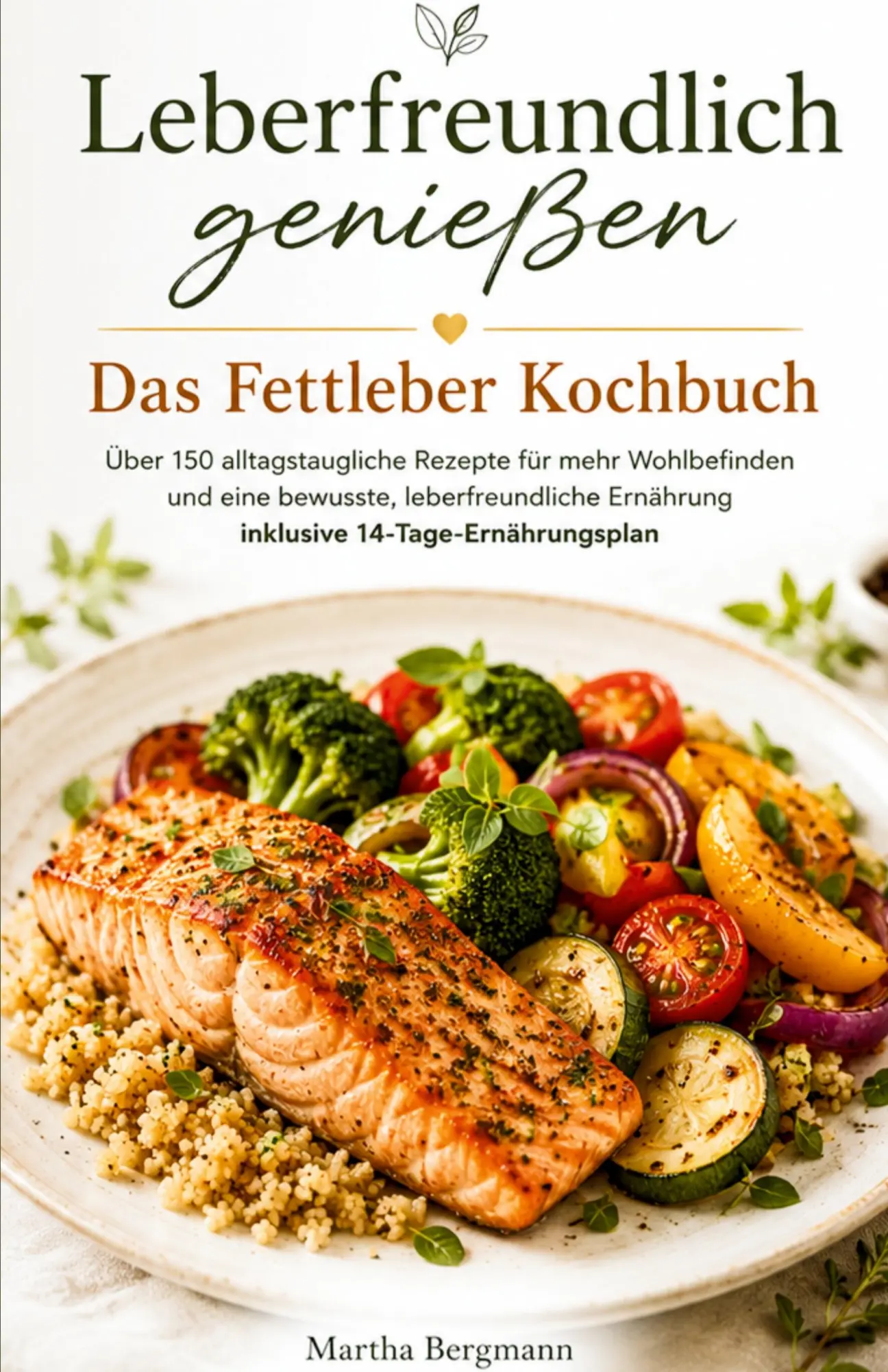 Cover: 9783384965592 | Leberfreundlich genießen - Das Fettleber Kochbuch | Martha Bergmann