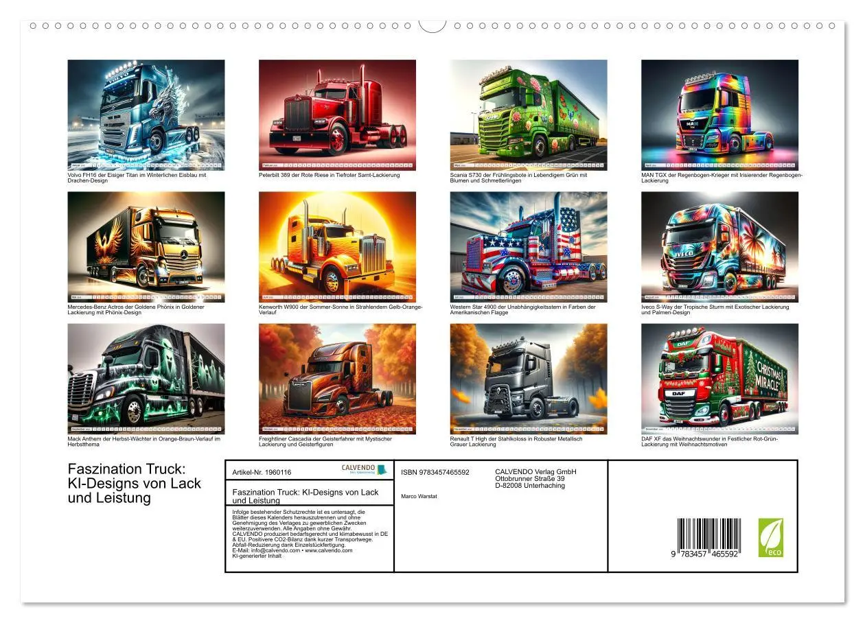 Bild: 9783457465592 | Faszination Truck: KI-Designs von Lack und Leistung (hochwertiger...