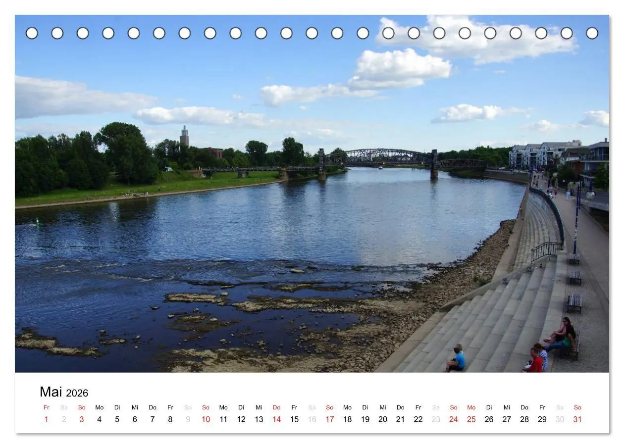 Bild: 9783516095692 | Mein Magdeburg 2026 (Tischkalender 2026 DIN A5 quer), CALVENDO...