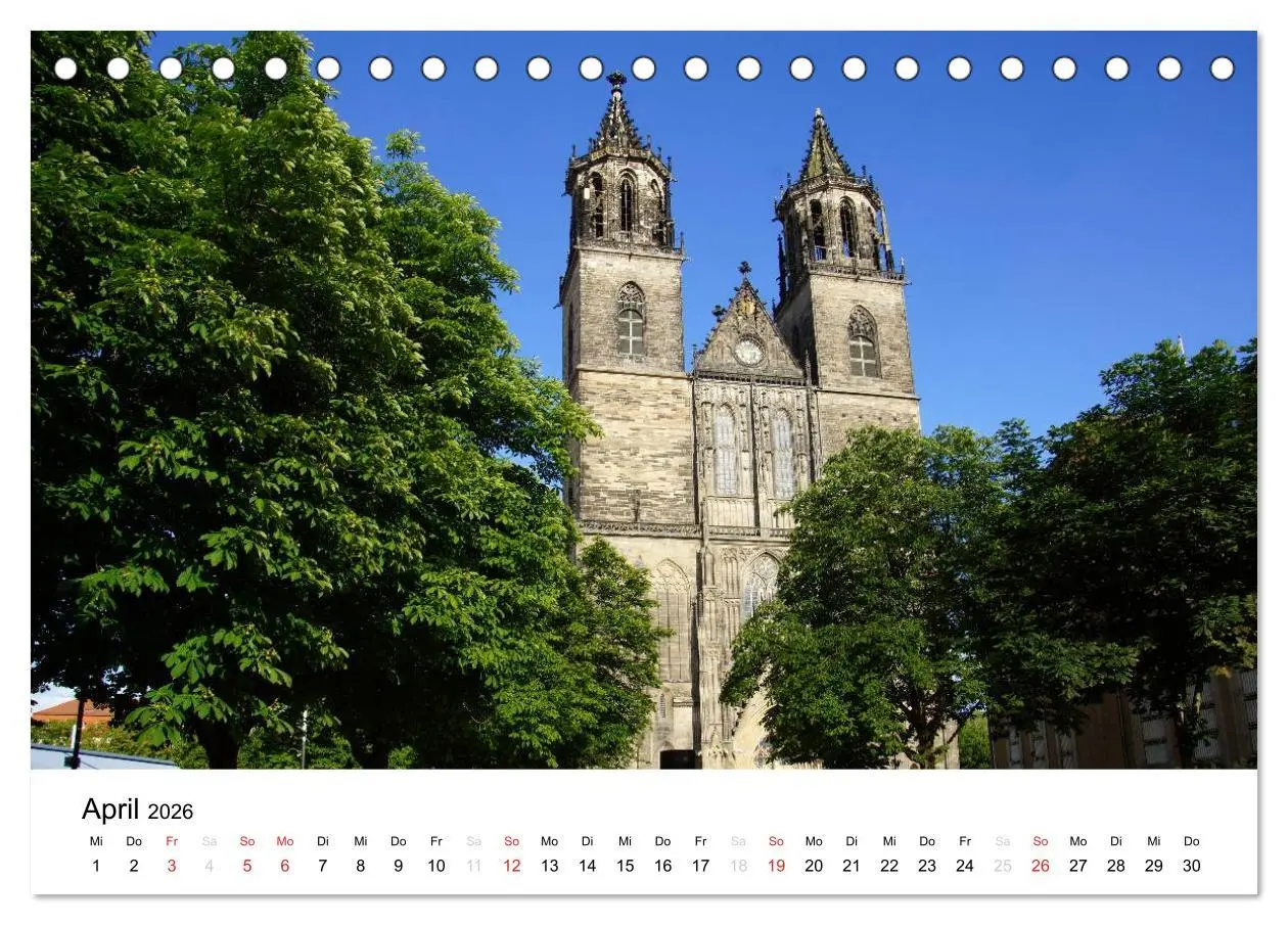 Bild: 9783516095692 | Mein Magdeburg 2026 (Tischkalender 2026 DIN A5 quer), CALVENDO...