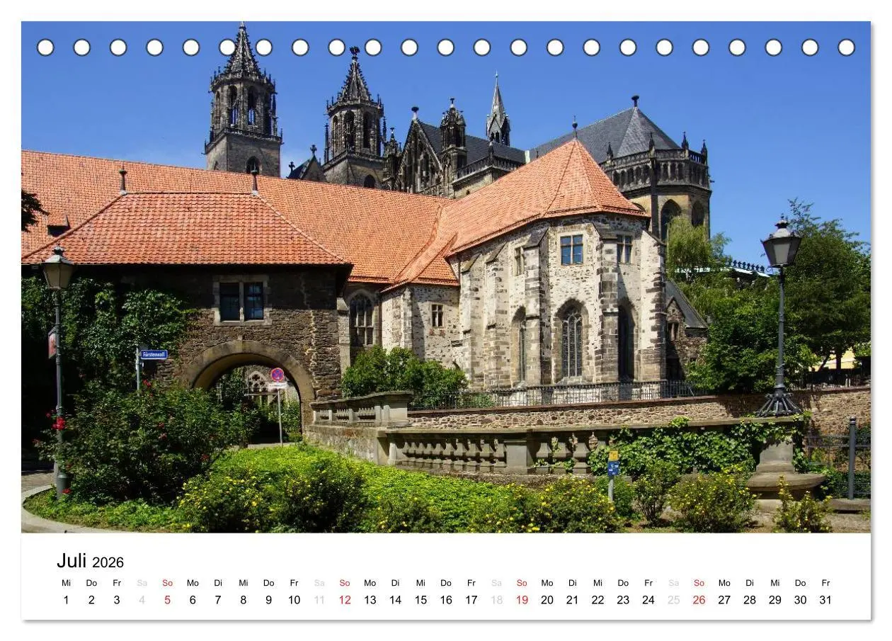 Bild: 9783516095692 | Mein Magdeburg 2026 (Tischkalender 2026 DIN A5 quer), CALVENDO...