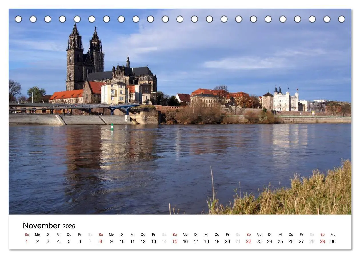Bild: 9783516095692 | Mein Magdeburg 2026 (Tischkalender 2026 DIN A5 quer), CALVENDO...