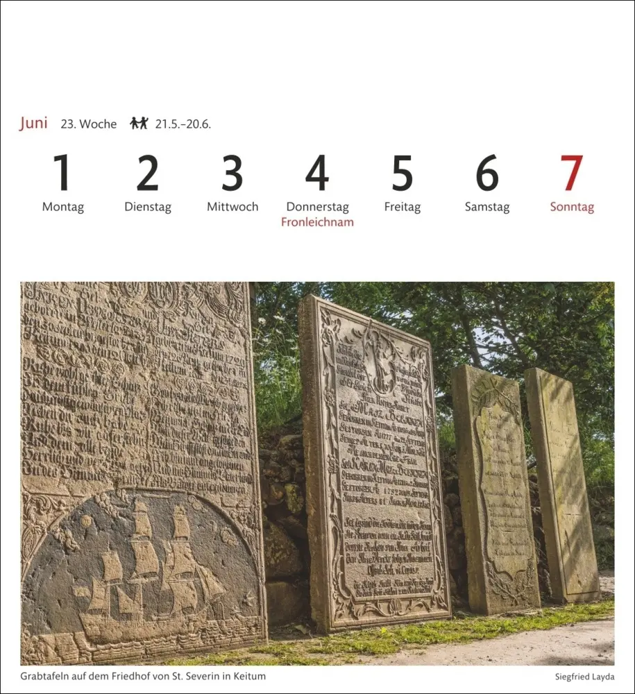 Bild: 9783840035692 | Sylt Sehnsuchtskalender 2026 - Wochenkalender mit 53 Postkarten | 2026