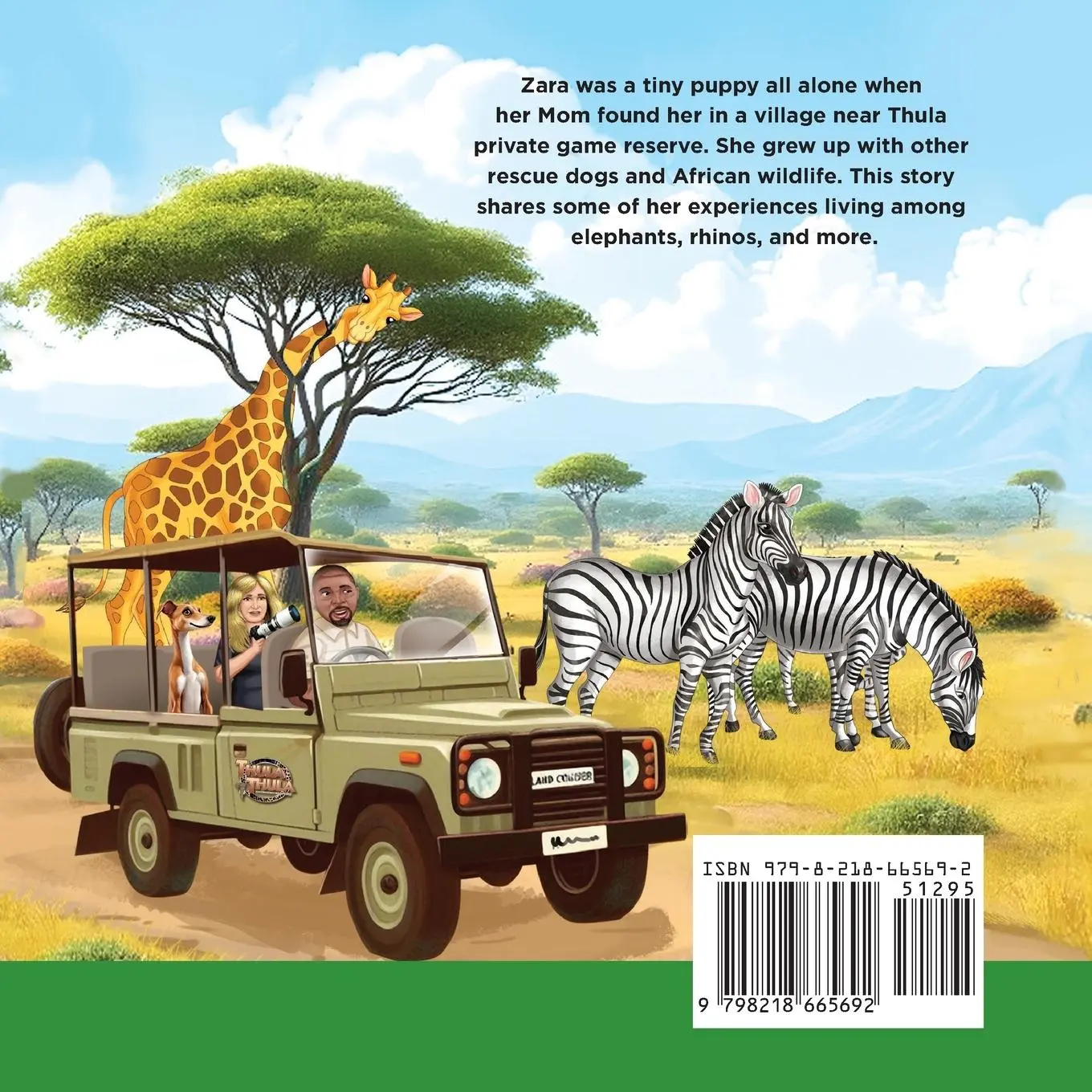 Rückseite: 9798218665692 | Zara on Safara | Jill R. Boyd | Taschenbuch | Englisch | 2025