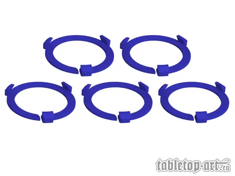 Cover: 704270725792 | Squad Marker - 40mm Dark Blue (5) | Tabletop-Art | EAN 704270725792