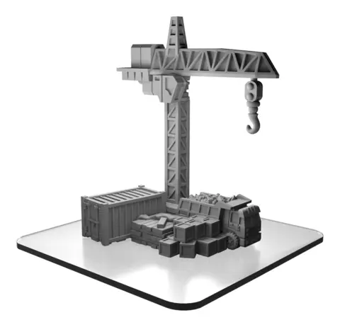 Cover: 875582025792 | Construction Yard – Monsterpocalypse Building (metal/resin) | englisch