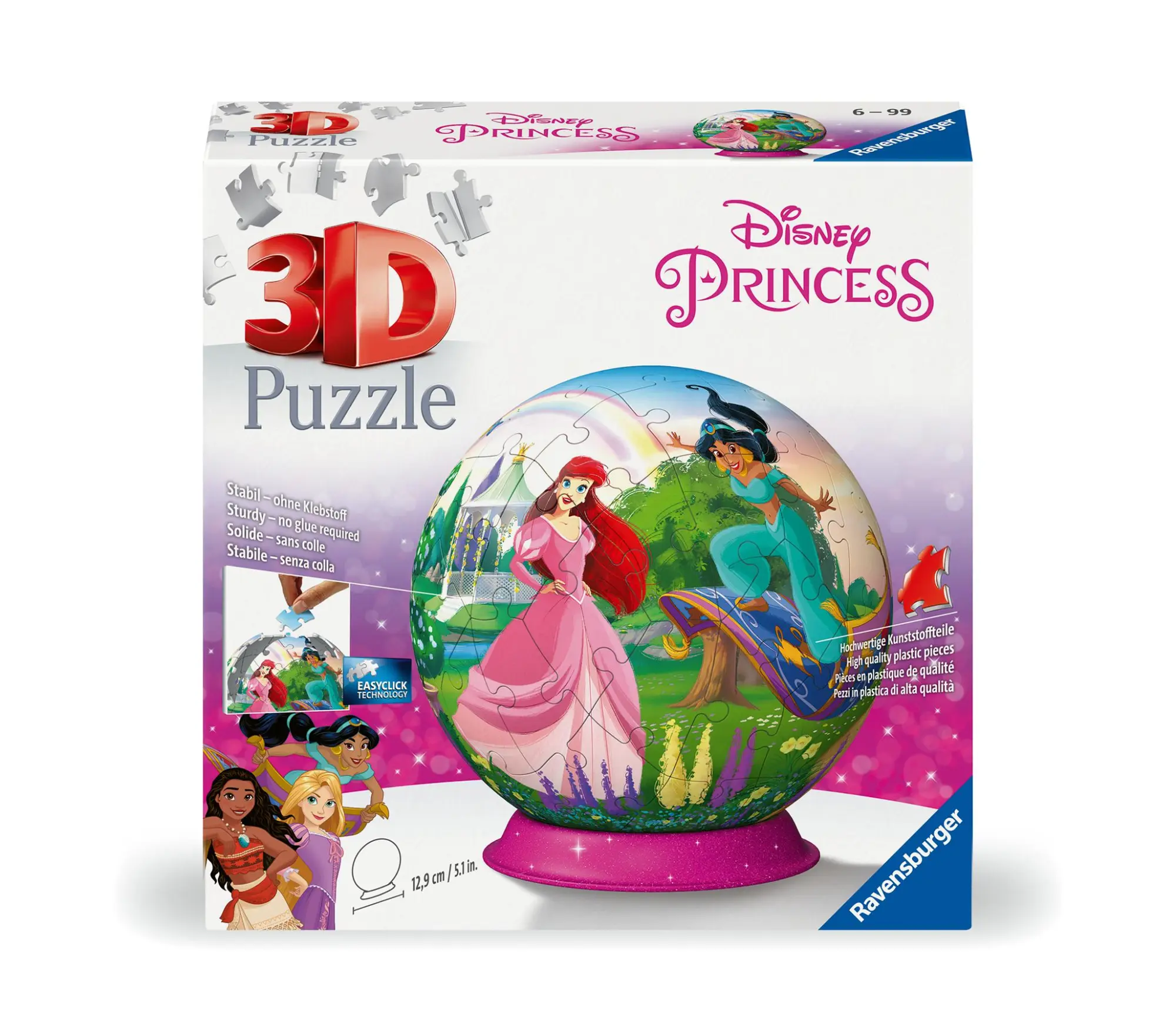 Cover: 4005556115792 | 3D Puzzle 72 Teile - Disney Prinzessinnen Puzzle-Ball | Spiel | 11579