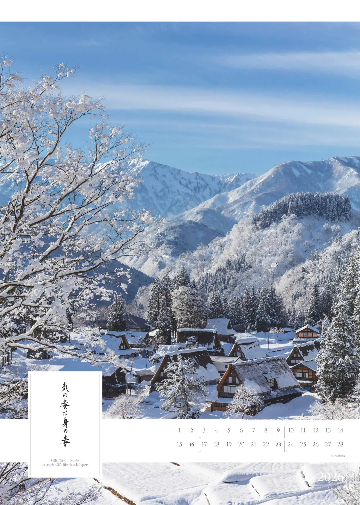 Bild: 4069095005792 | Spirit of Japan 2026 - Bildkalender XXL 50x70 cm - mit japanischer...