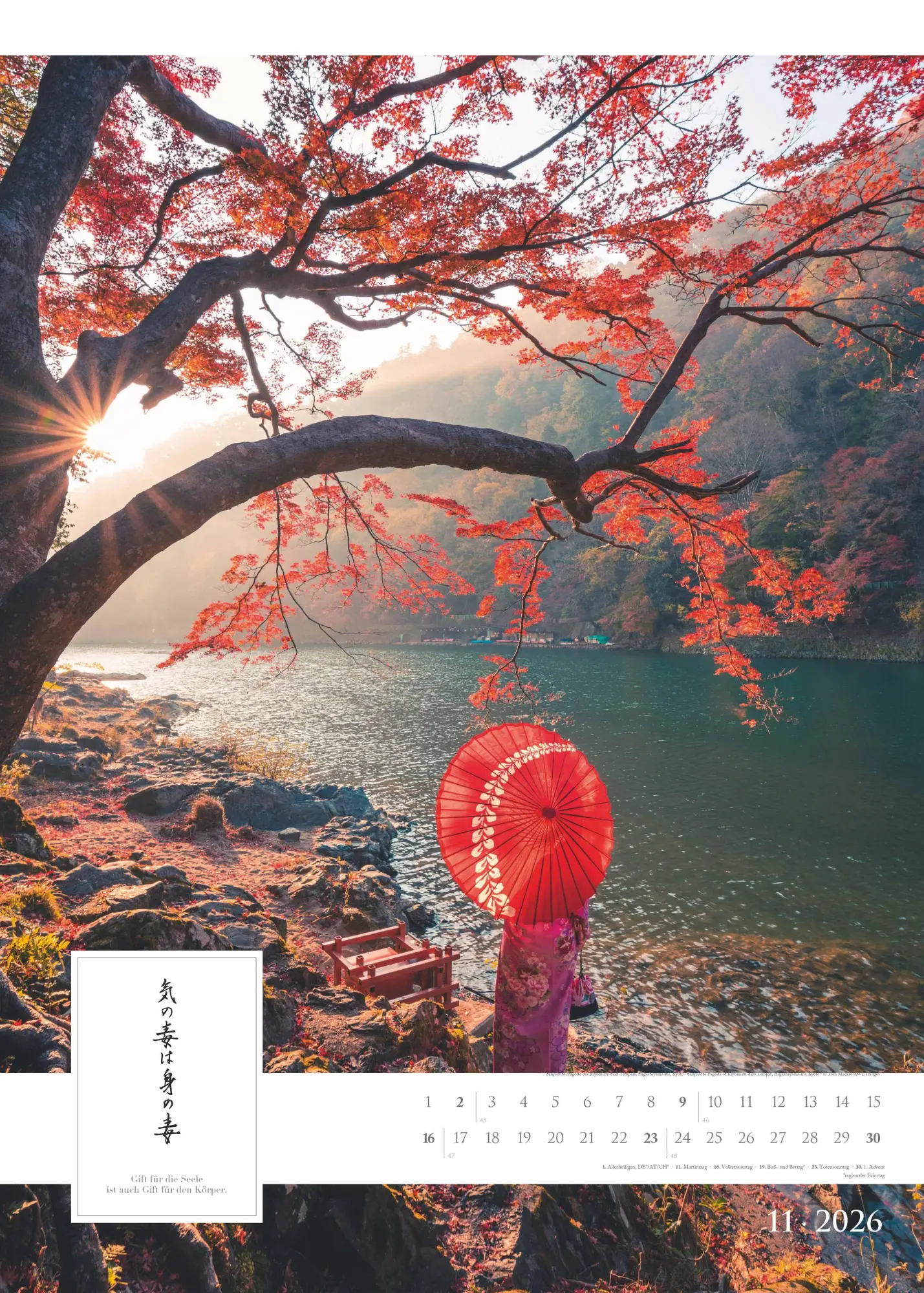 Bild: 4069095005792 | Spirit of Japan 2026 - Bildkalender XXL 50x70 cm - mit japanischer...