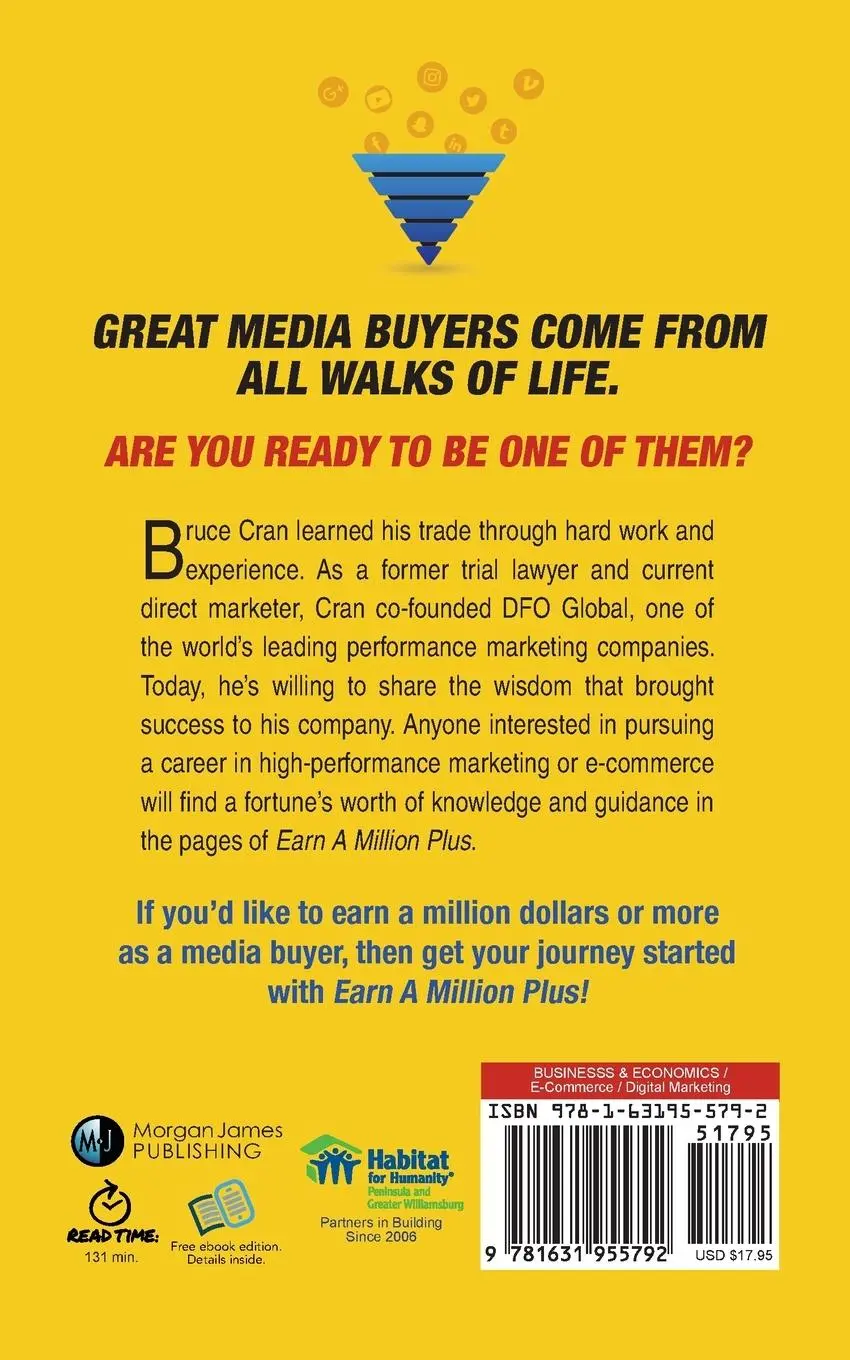 Rückseite: 9781631955792 | Earn a Million Plus | Bruce P. Cran | Taschenbuch | Englisch | 2022