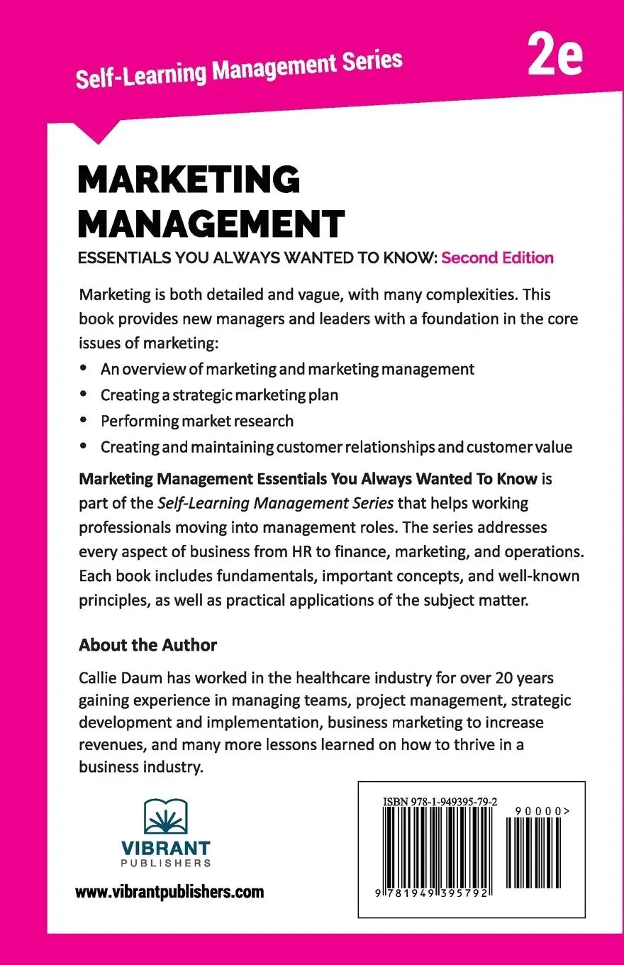 Rückseite: 9781949395792 | Marketing Management Essentials You Always Wanted To Know (Second...