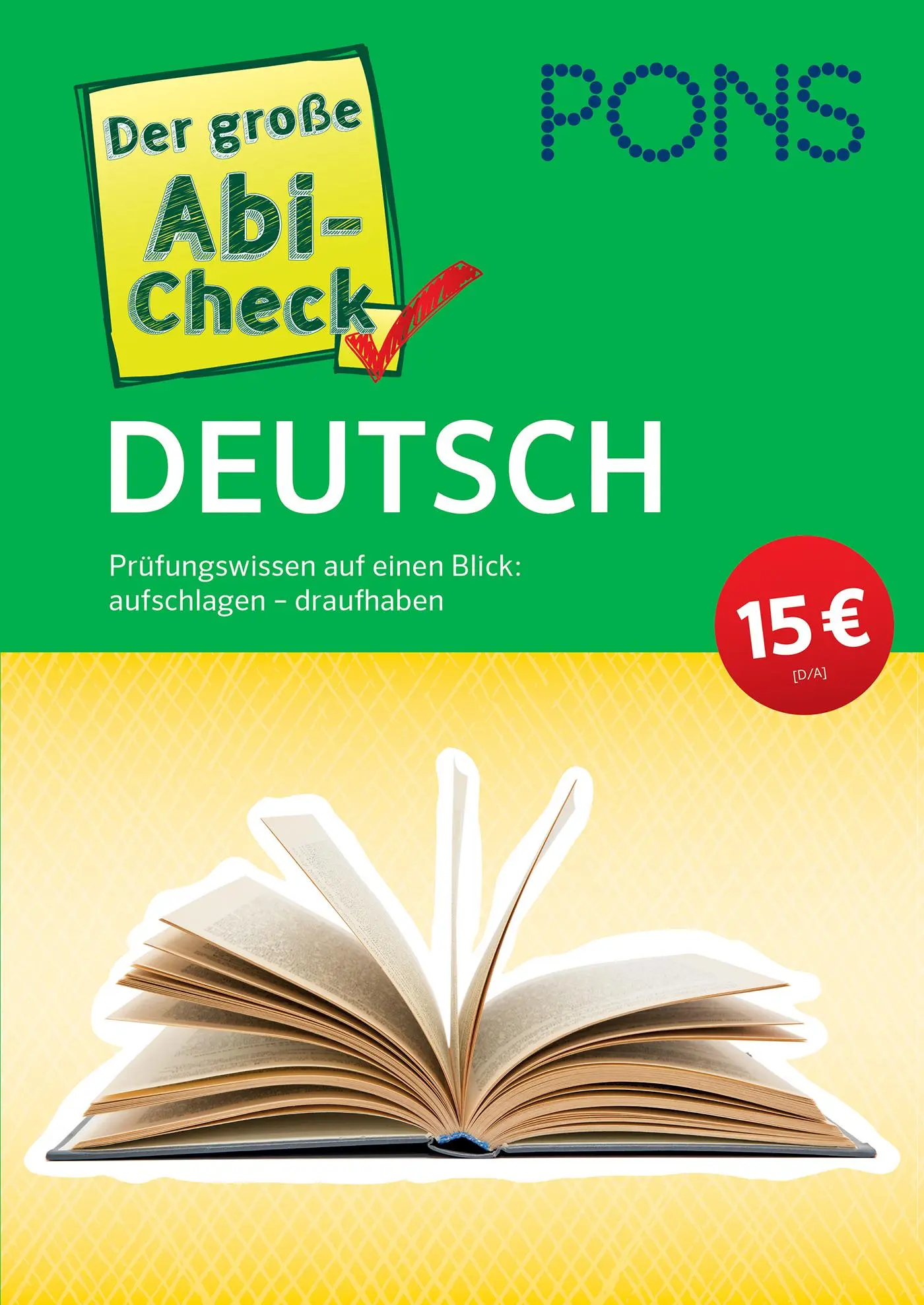 Cover: 9783125625792 | PONS Der große Abi-Check Deutsch | Buch | PONS Abi-Check | 320 S.