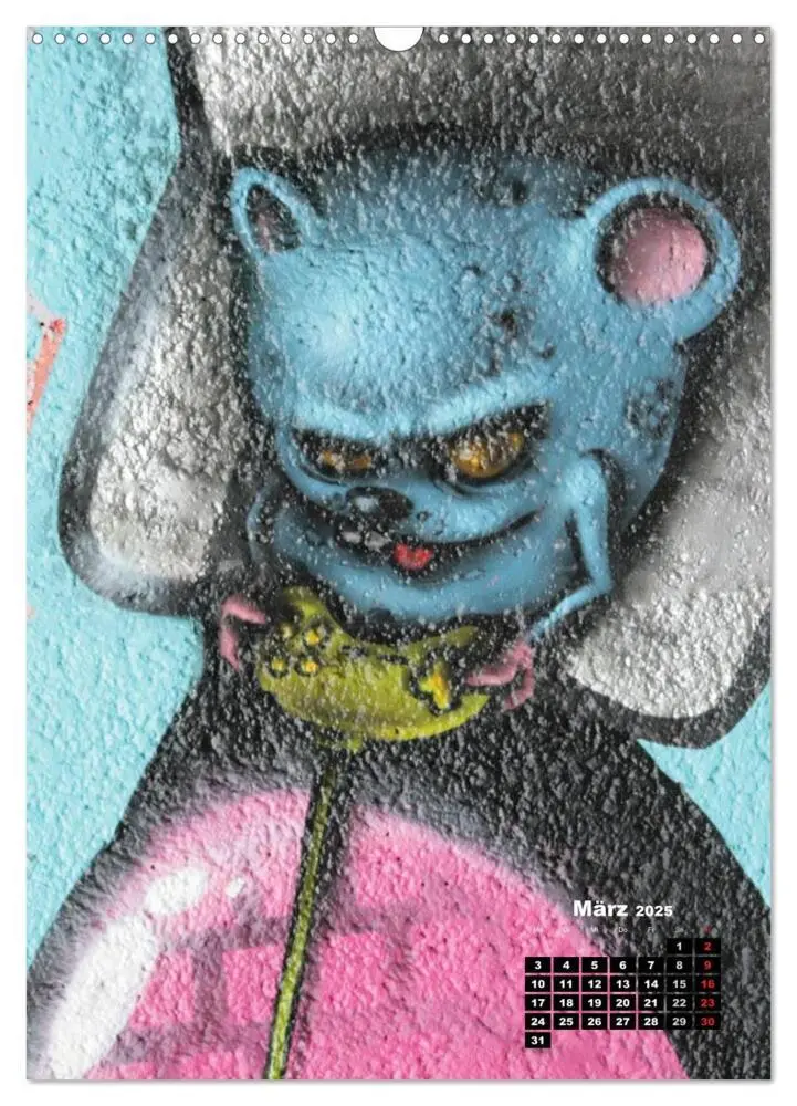 Bild: 9783457065792 | Graffiti &amp; Streetart 2025 (Wandkalender 2025 DIN A3 hoch), CALVENDO...