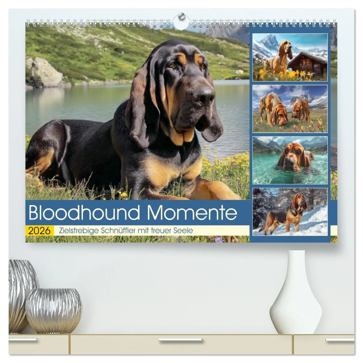 Cover: 9783457825792 | Bloodhound Momente. Zielstrebige Schnüffler mit treuer Seele...