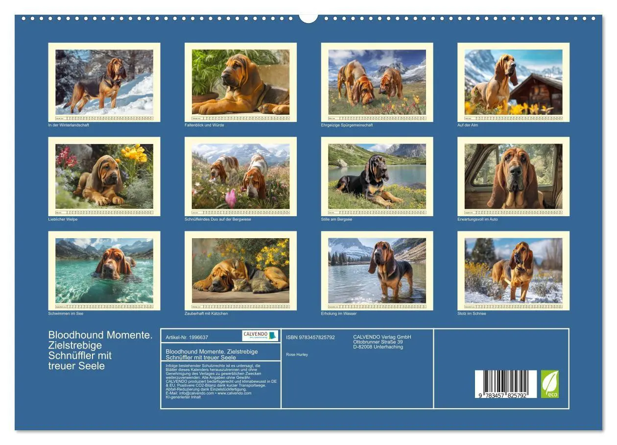 Bild: 9783457825792 | Bloodhound Momente. Zielstrebige Schnüffler mit treuer Seele...