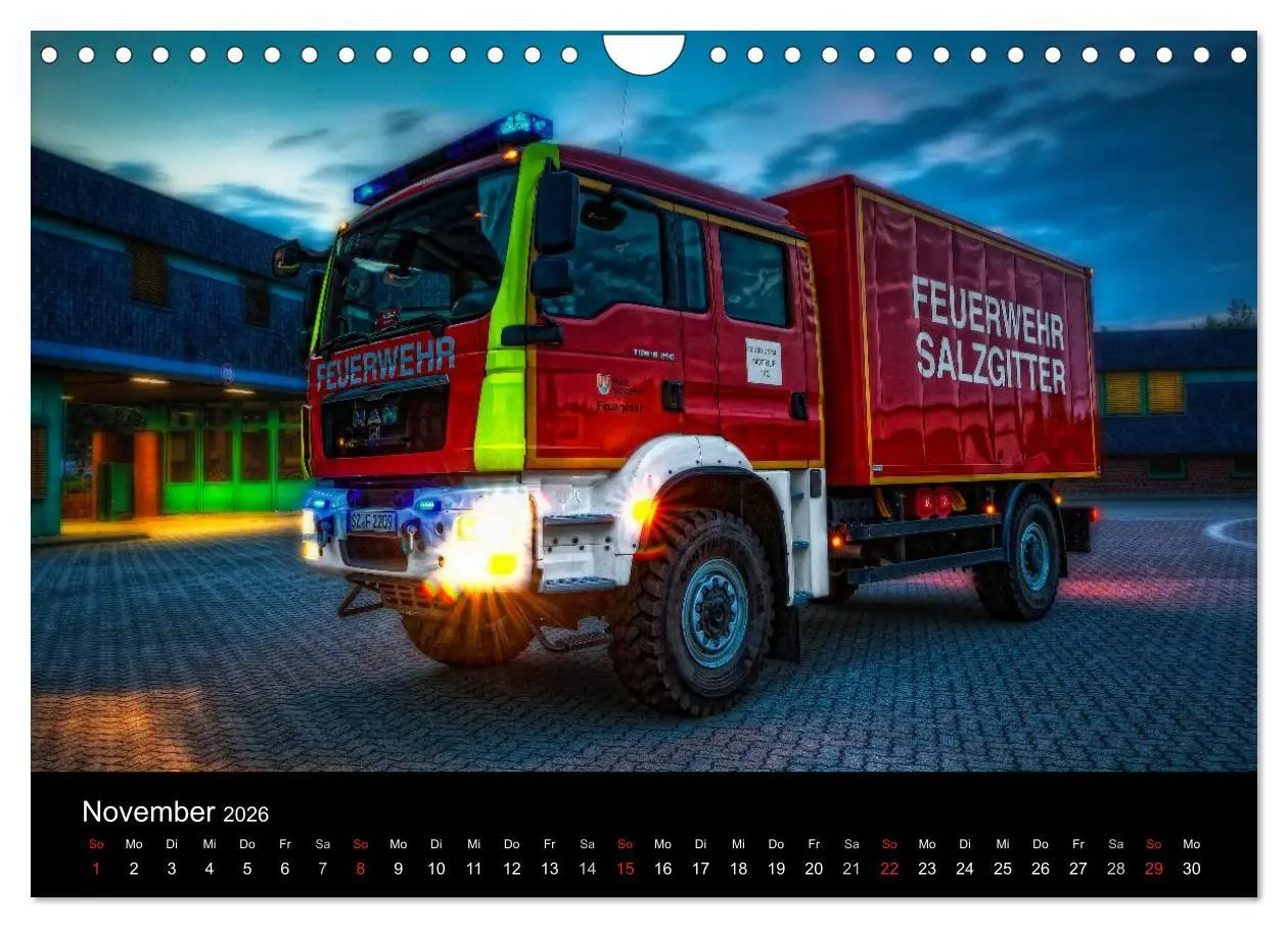 Bild: 9783516155792 | Berufsfeuerwehr Salzgitter (Wandkalender 2026 DIN A4 quer),...