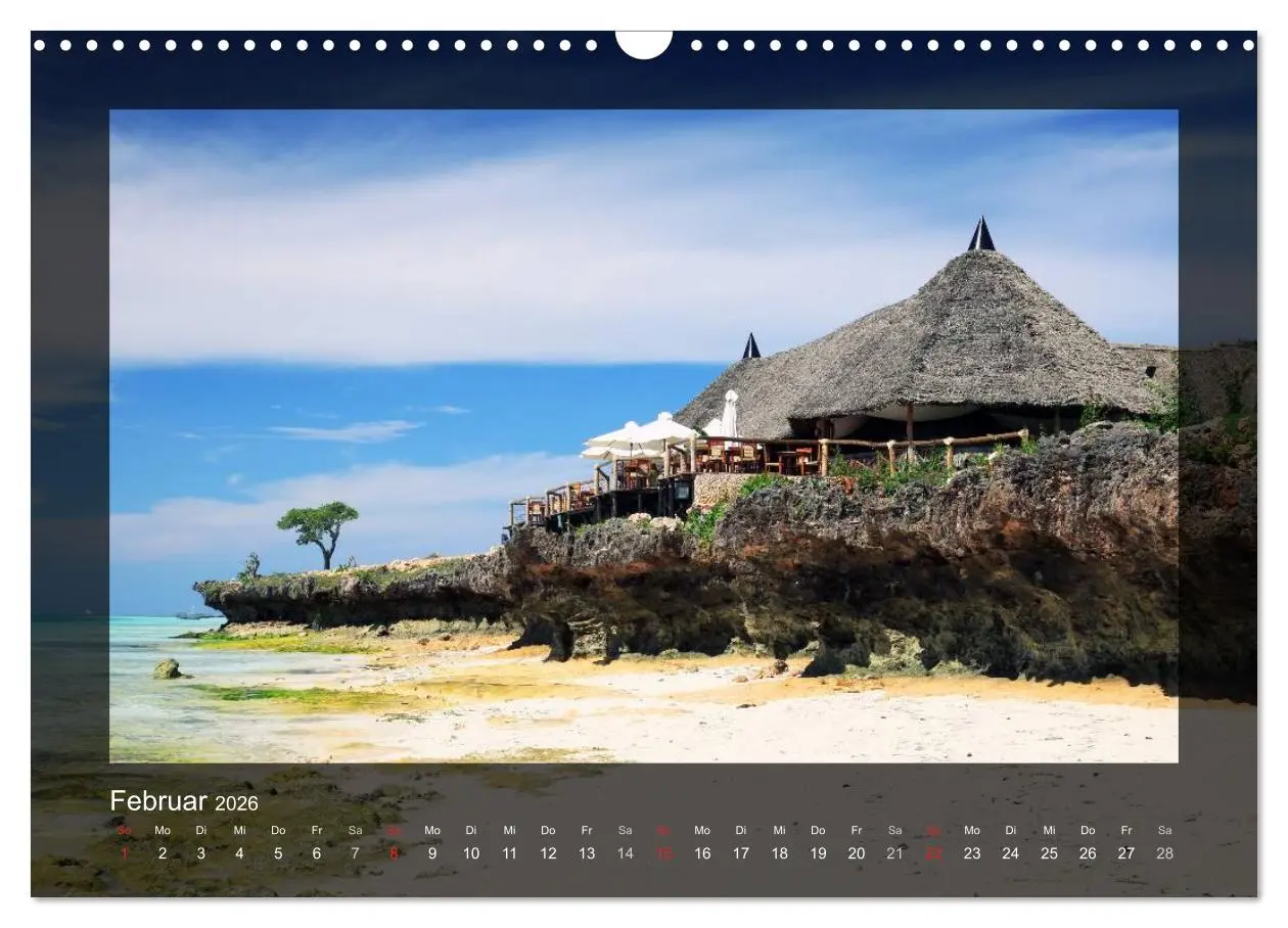 Bild: 9783516225792 | Sansibar (Wandkalender 2026 DIN A3 quer), CALVENDO Monatskalender
