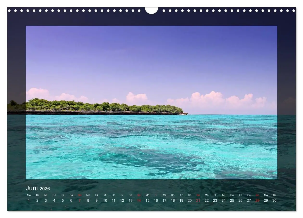 Bild: 9783516225792 | Sansibar (Wandkalender 2026 DIN A3 quer), CALVENDO Monatskalender