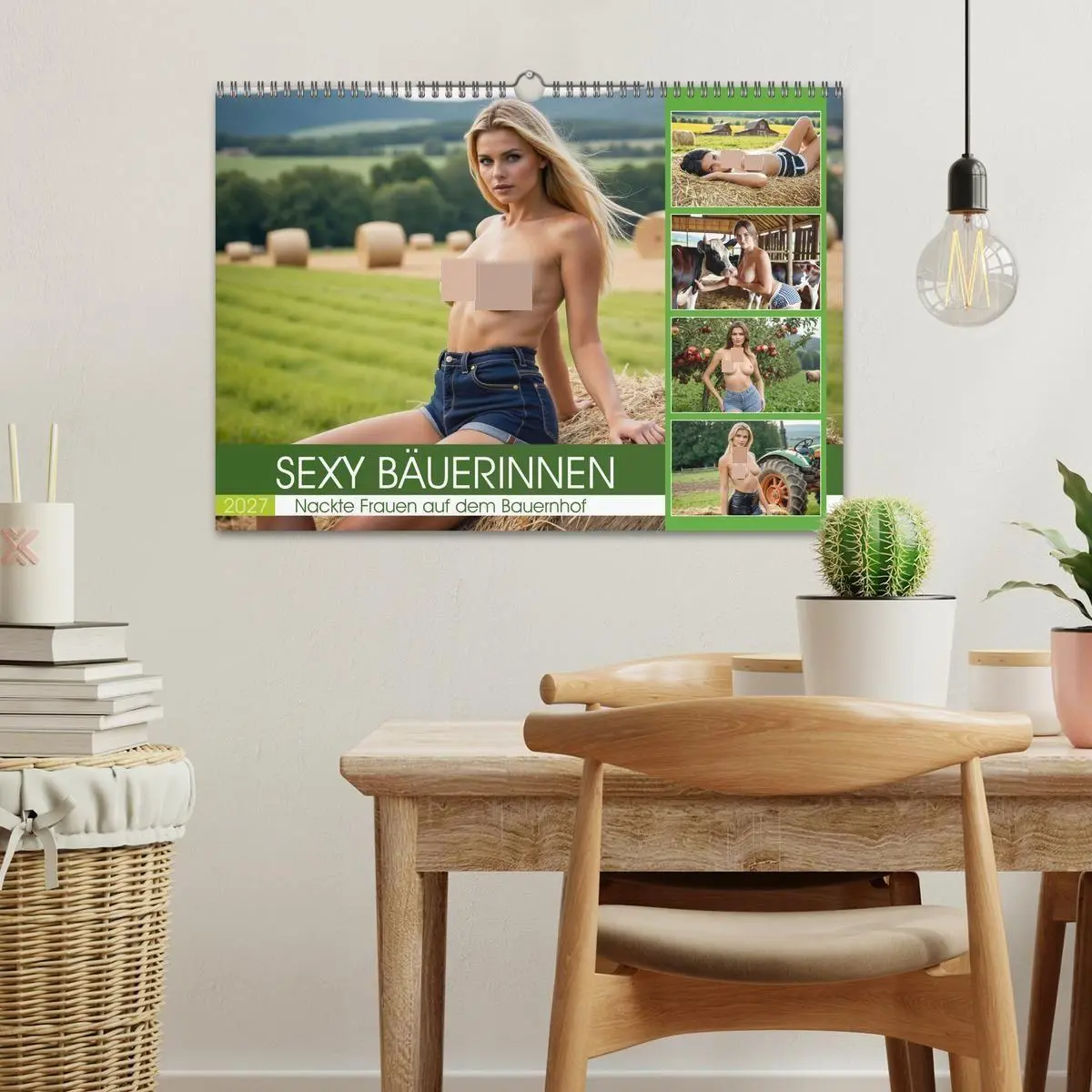 Bild: 9783516915792 | Sexy Bäuerinnen - Nackte Frauen auf dem Bauernhof (Wandkalender...