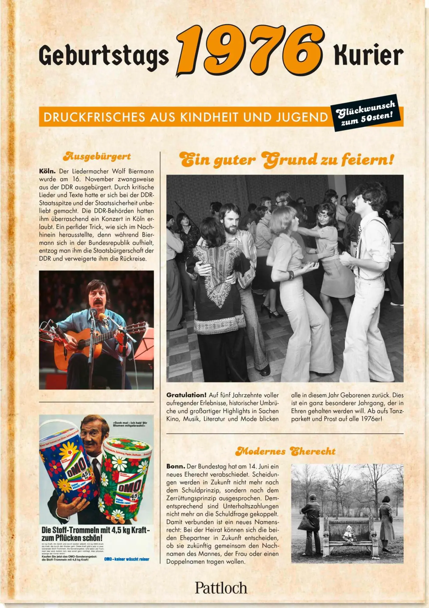 Cover: 9783629015792 | 1976 - Geburtstagskurier | Ute Wielandt | Buch | 80 S. | Deutsch