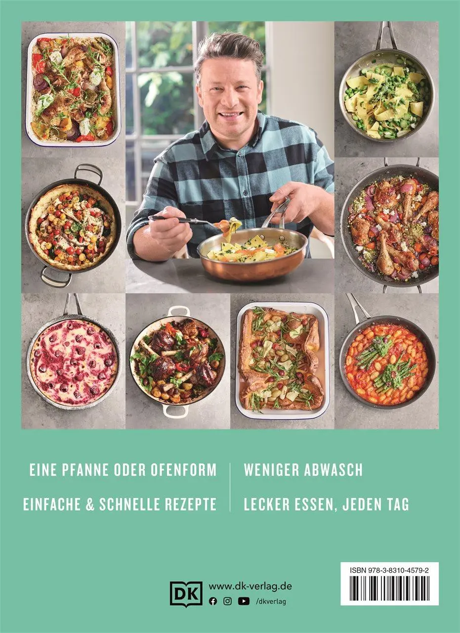 Rückseite: 9783831045792 | ONE | Geniale One Pot Gerichte | Jamie Oliver | Buch | 312 S. | 2022
