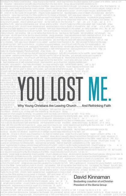 Cover: 9780801015892 | You Lost Me | David Kinnaman (u. a.) | Taschenbuch | Englisch | 2016