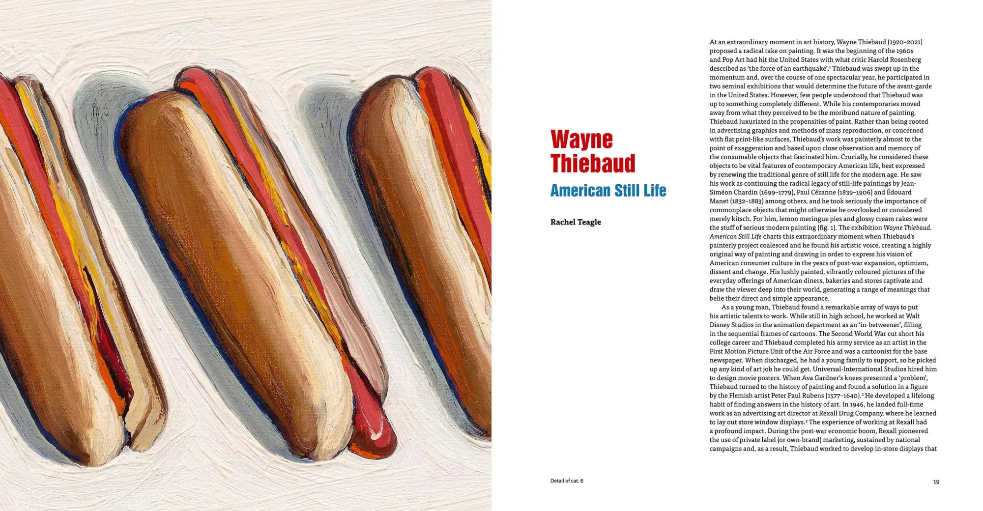 Bild: 9781913645892 | Wayne Thiebaud | American Still Life | Barnaby Wright (u. a.) | Buch