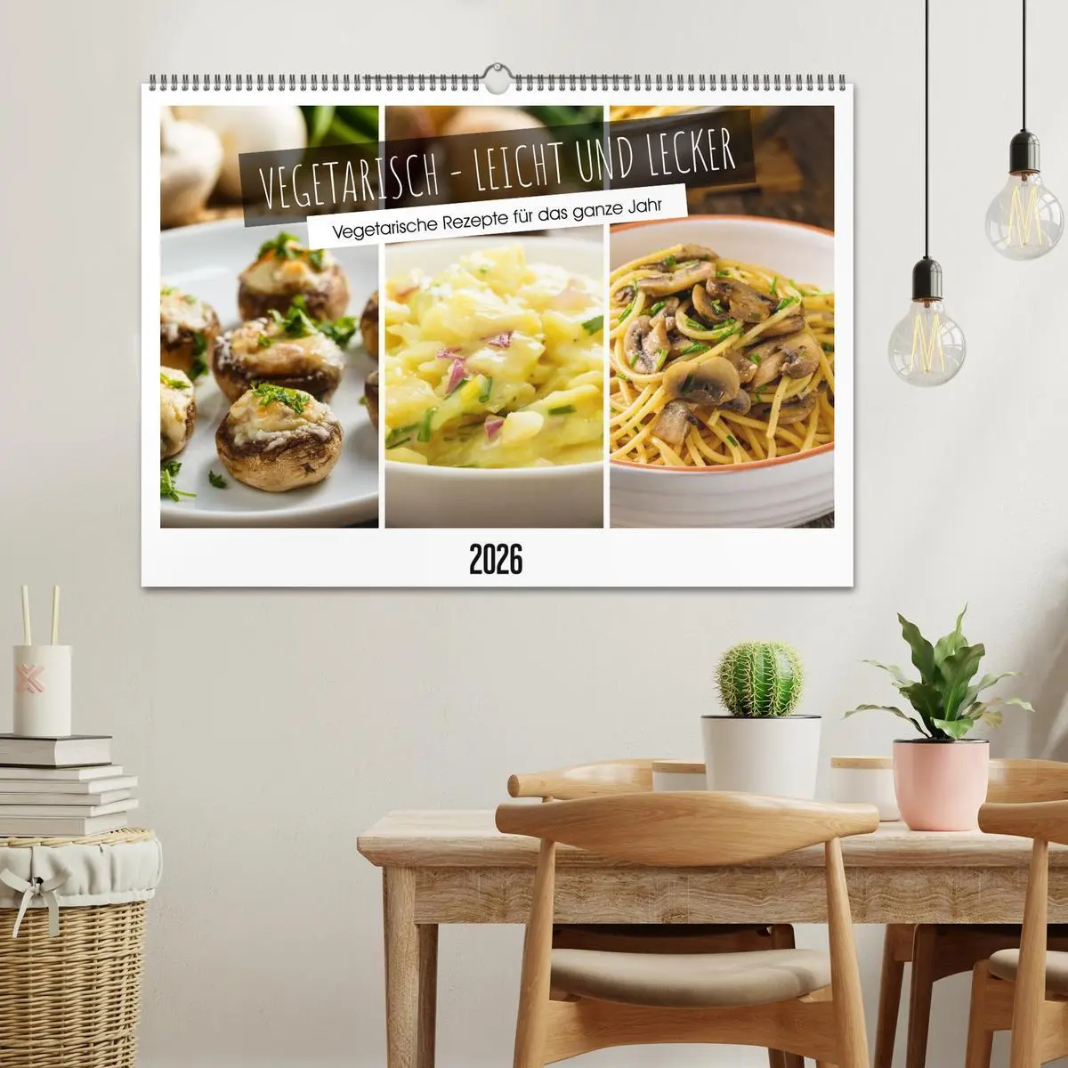 Bild: 9783457295892 | Vegetarisch - leicht und lecker (Wandkalender 2026 DIN A2 quer),...