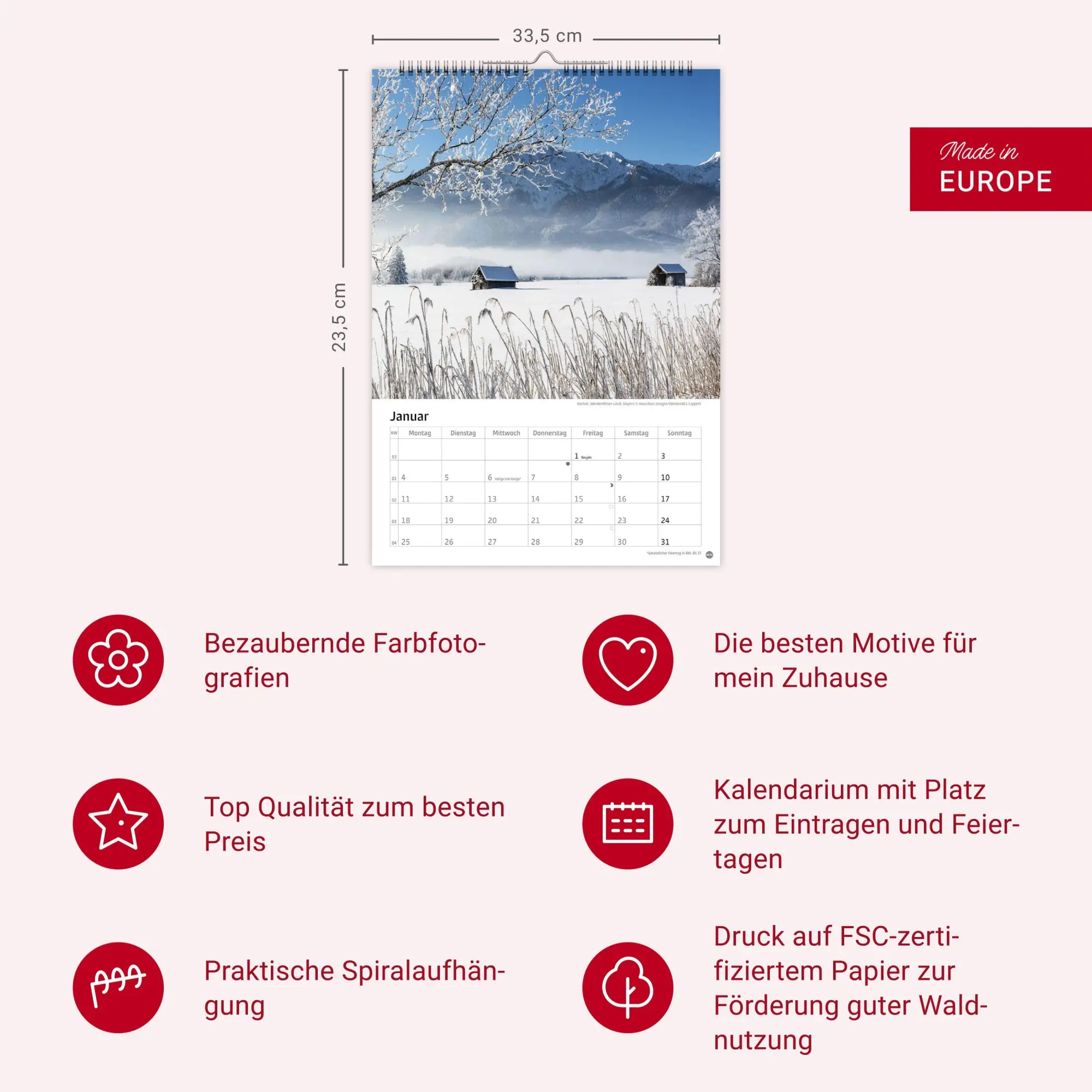 Bild: 9783756415892 | Deutschland Kalender 2027 | Kalender | 13 S. | Deutsch | 2027 | Heye