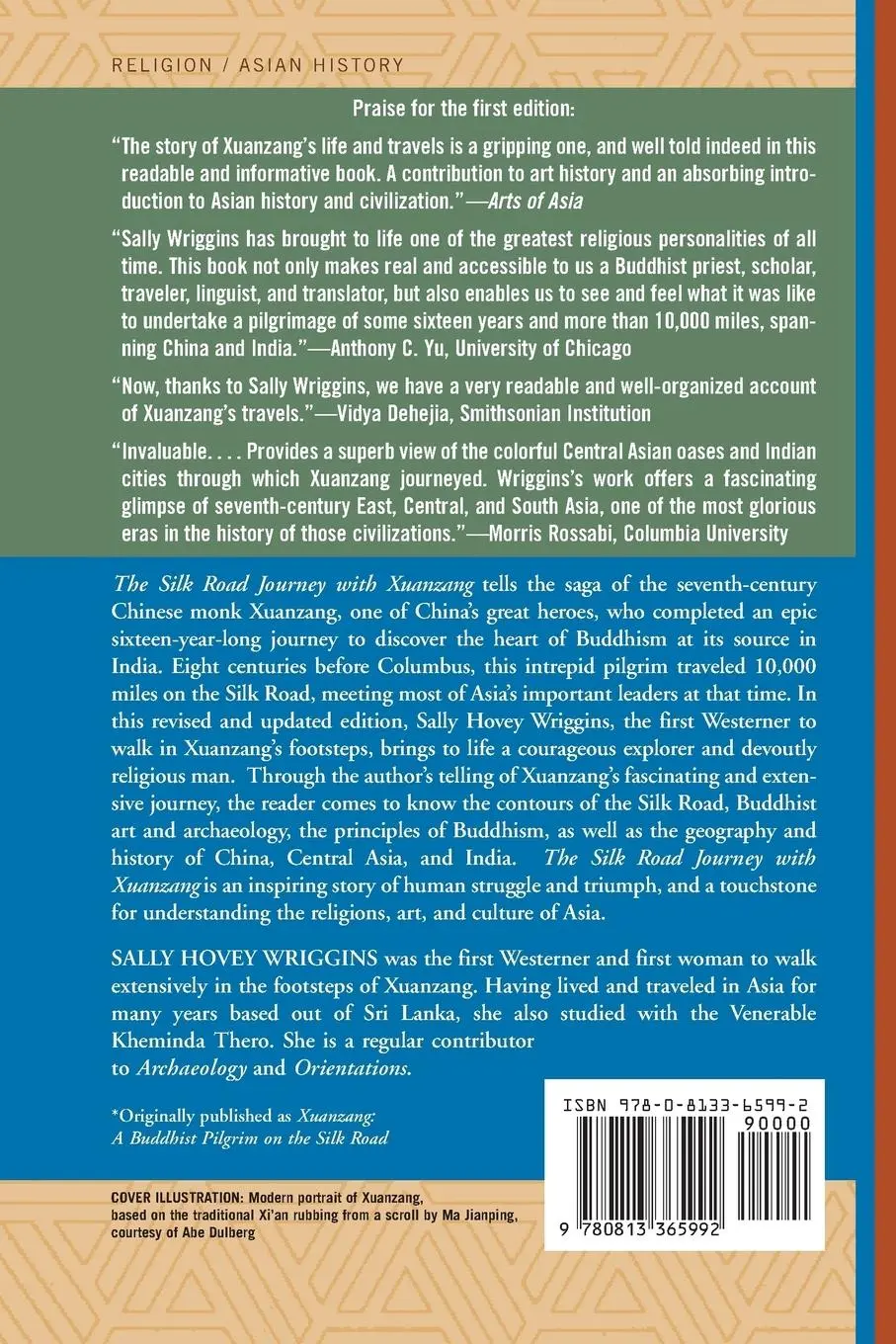 Rückseite: 9780813365992 | The Silk Road Journey with Xuanzang | Sally Wriggins | Taschenbuch