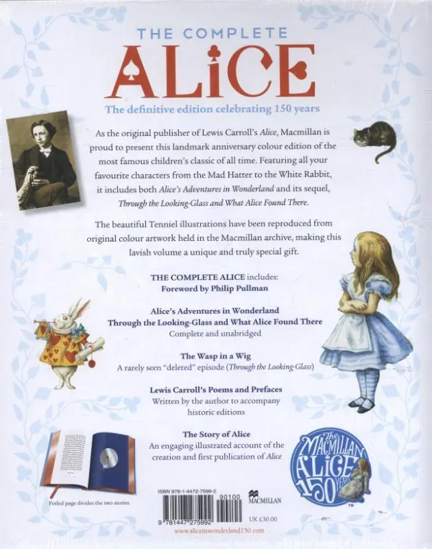 Rückseite: 9781447275992 | The Complete Alice | Lewis Carroll | Buch | Gebunden | Englisch | 2015