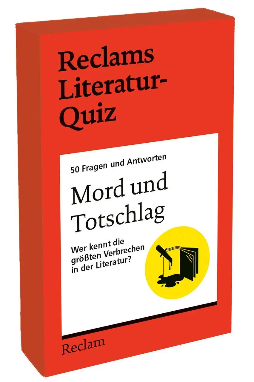 Cover: 9783150115992 | Mord und Totschlag. Wer kennt die größten Verbrechen in der...