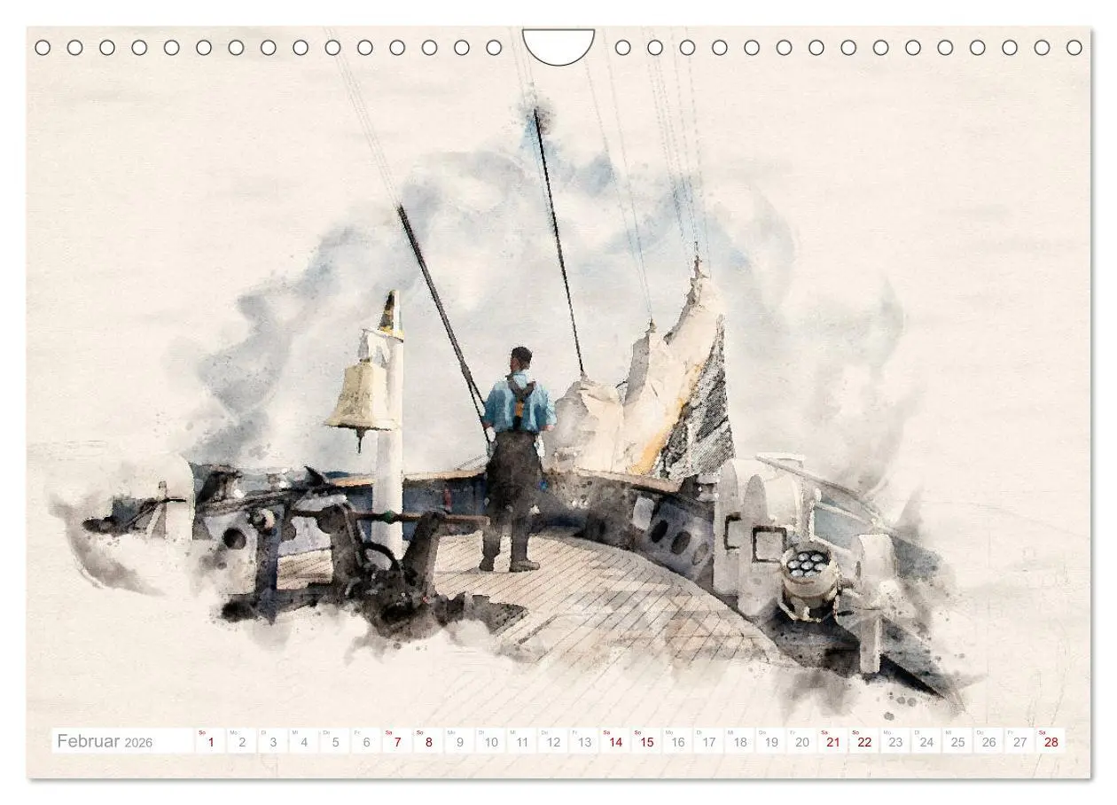 Bild: 9783457665992 | Künstlerische Ansichten der Gorch Fock (Wandkalender 2026 DIN A4...