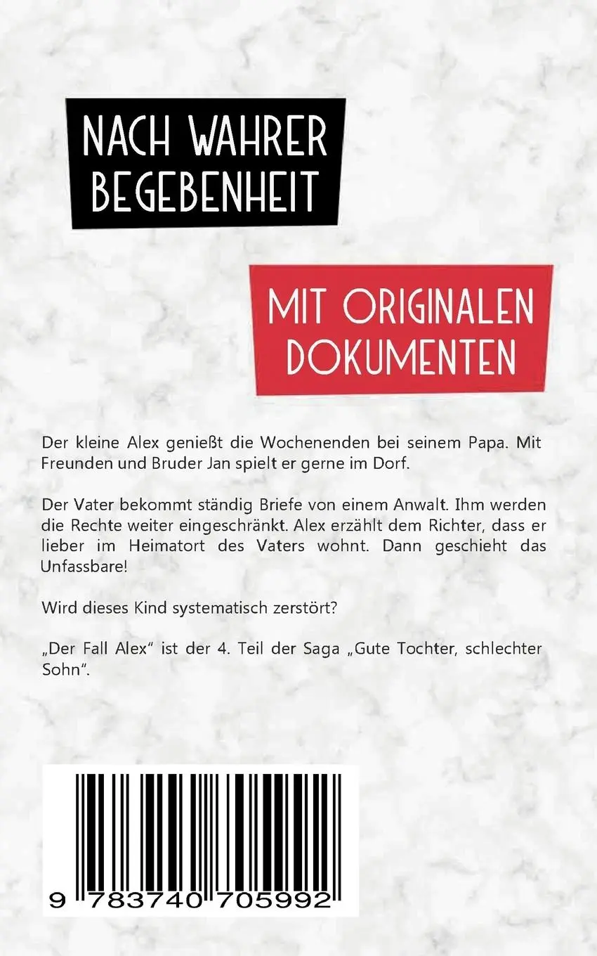 Rückseite: 9783740705992 | Der Fall Alex | Michael C. Sedan | Taschenbuch | 322 S. | Deutsch