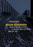 Cover: 9783897395992 | An die Schönheit. August Endells Texte zu Kunst und Ästhetik 1896...