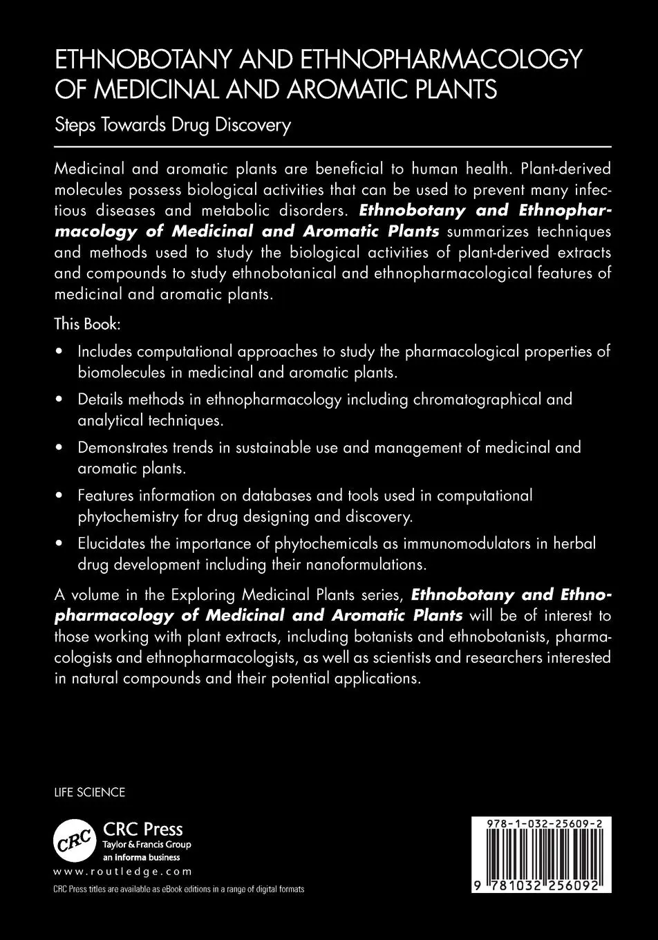 Rückseite: 9781032256092 | Ethnobotany and Ethnopharmacology of Medicinal and Aromatic Plants