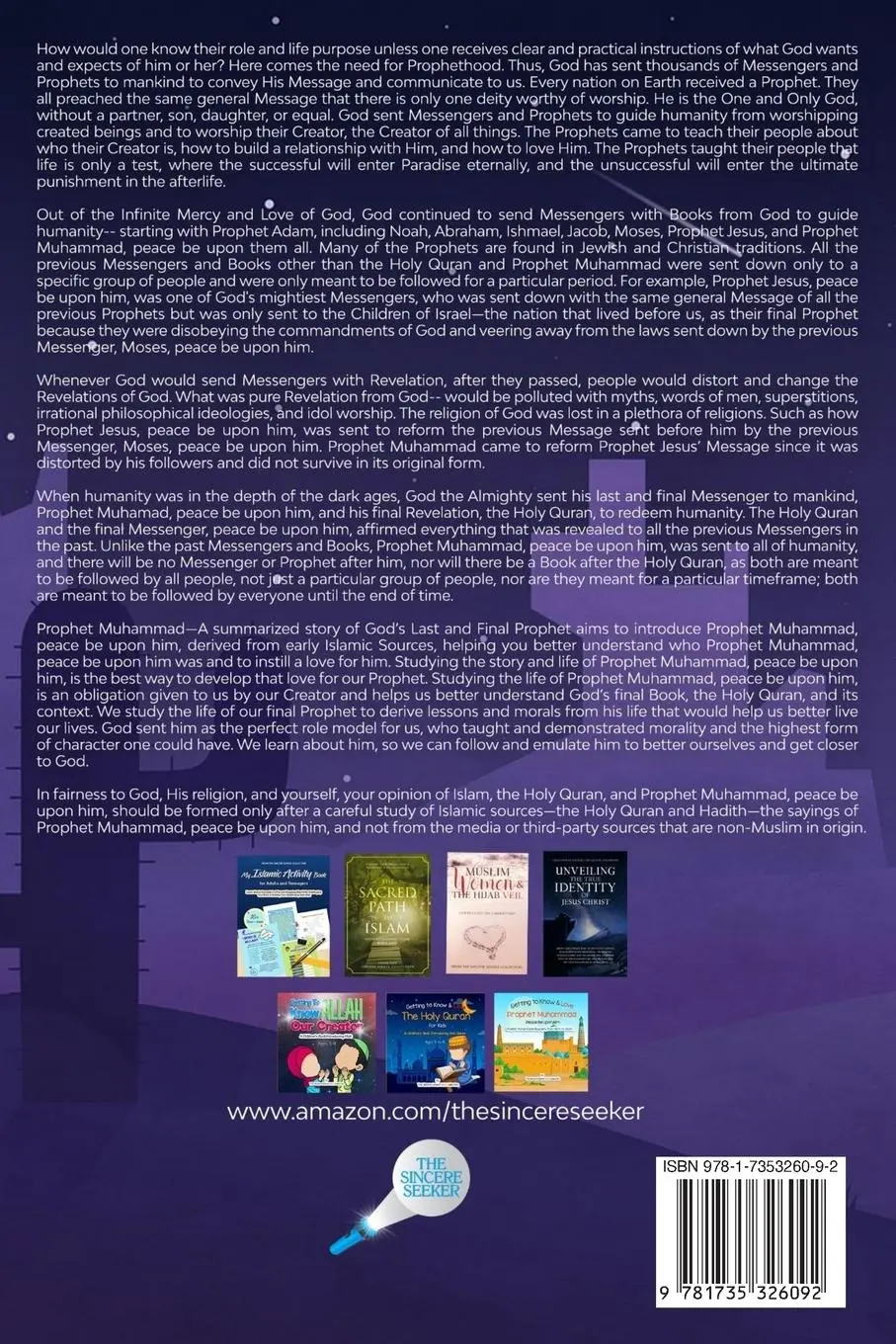 Rückseite: 9781735326092 | Prophet Muhammad Peace Be Upon Him | The Sincere Seeker Collection