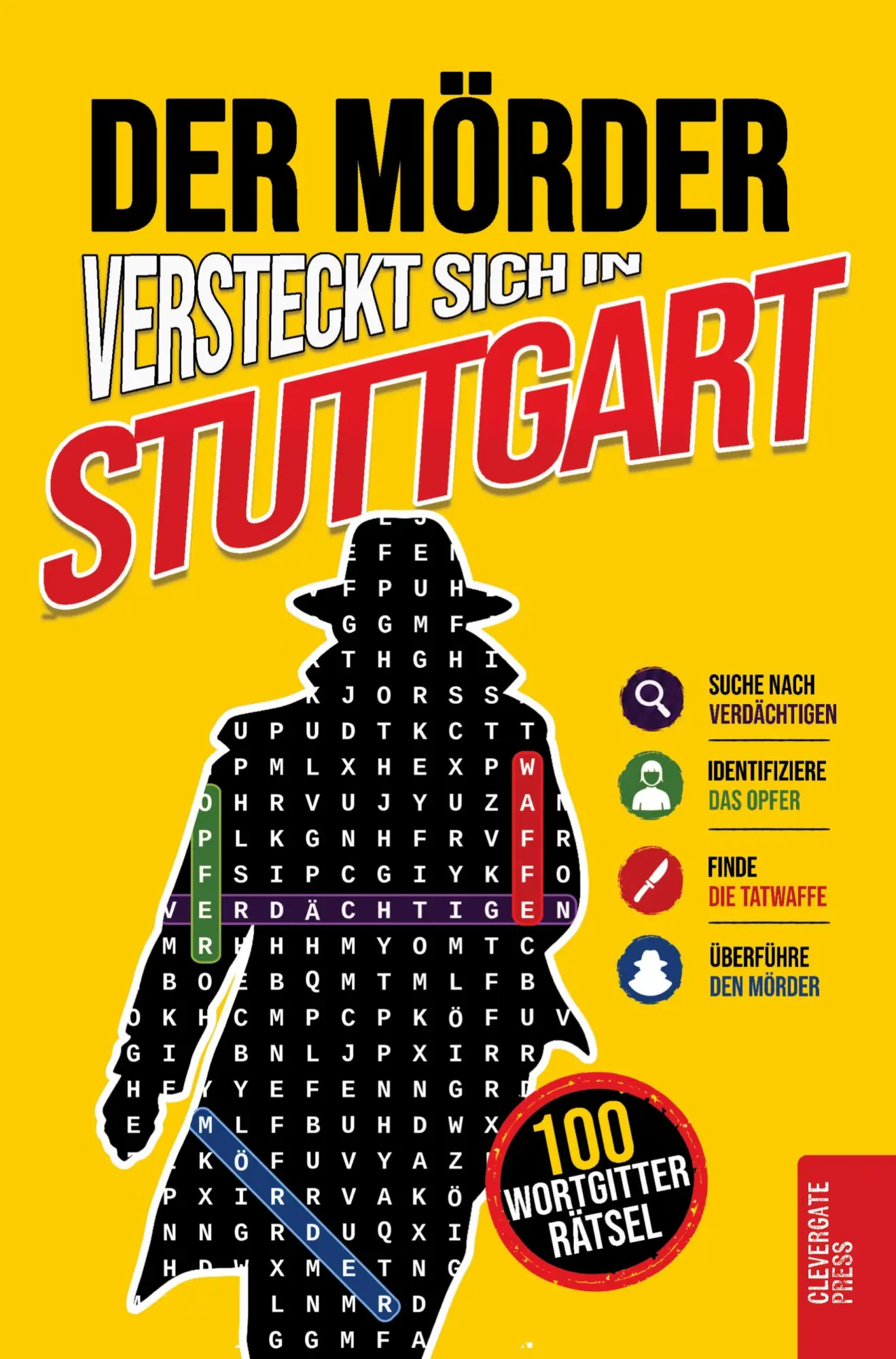 Cover: 9782489196092 | Der Mörder versteckt sich in Stuttgart | Clevergate Press | Buch
