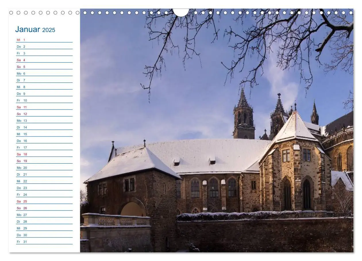 Bild: 9783435466092 | Magdeburg und Umgebung 2025 (Wandkalender 2025 DIN A3 quer),...