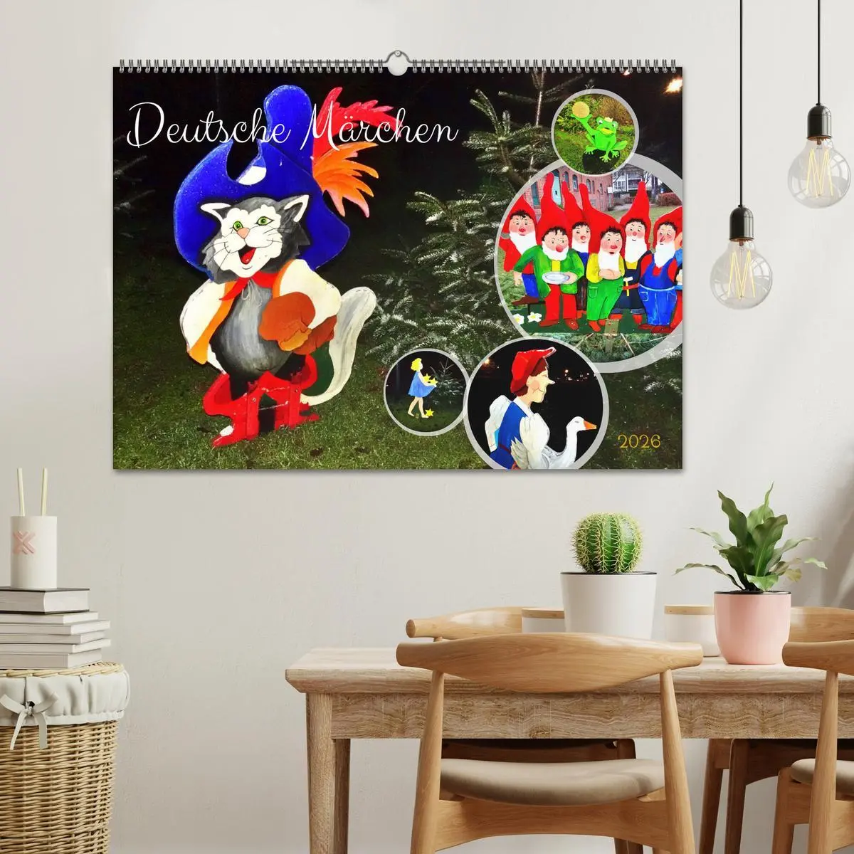 Bild: 9783457486092 | Deutsche Märchen (Wandkalender 2026 DIN A2 quer), CALVENDO...