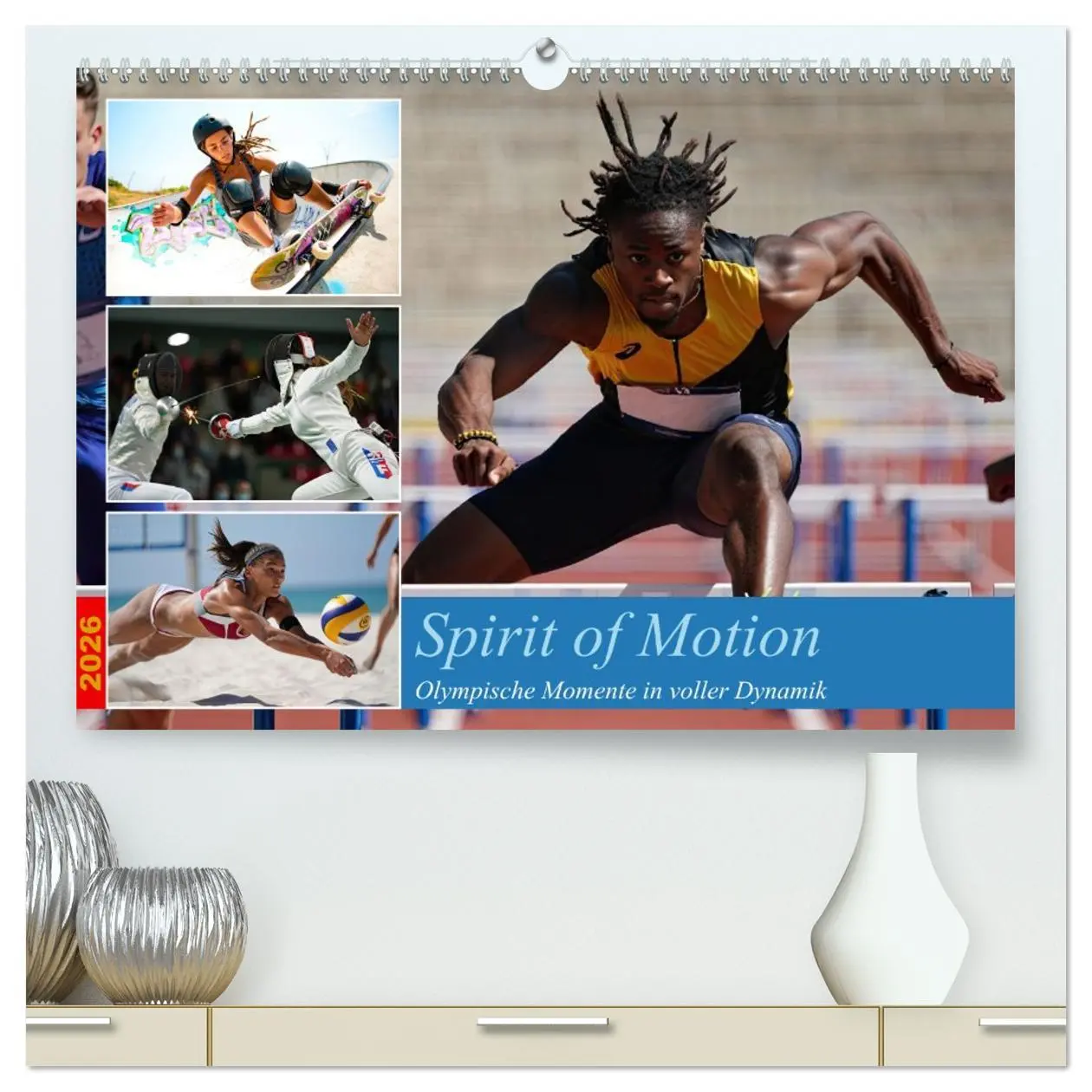 Cover: 9783516646092 | Spirit of Motion (hochwertiger Premium Wandkalender 2026 DIN A2...