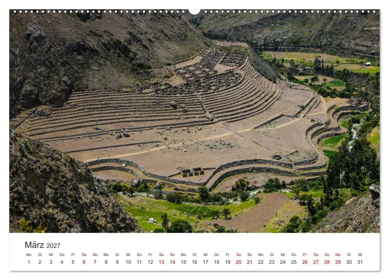 Bild: 9783516886092 | Macchu Picchu (Wandkalender 2027 DIN A2 quer), CALVENDO Monatskalender