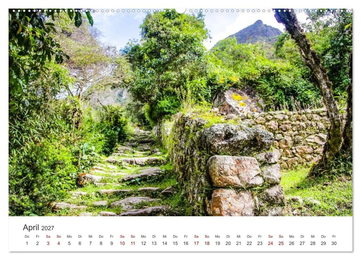 Bild: 9783516886092 | Macchu Picchu (Wandkalender 2027 DIN A2 quer), CALVENDO Monatskalender