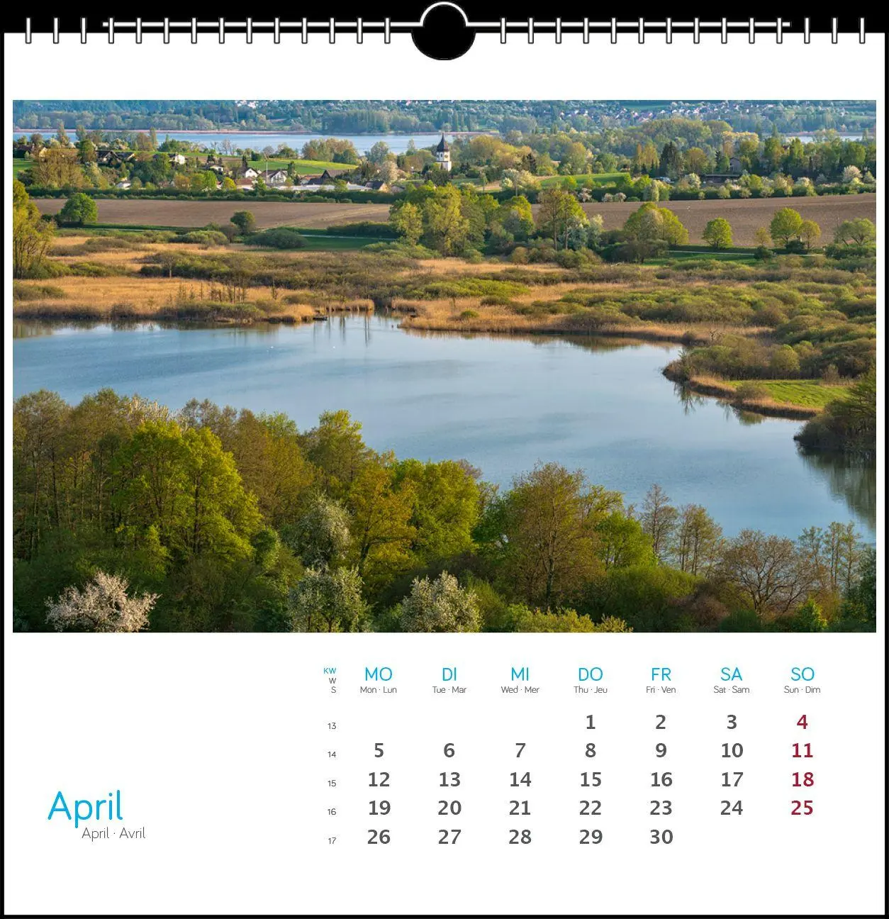 Bild: 9783861926092 | Bodensee 2027 | Postkarten-Tischkalender | Holger Spiering | Kalender