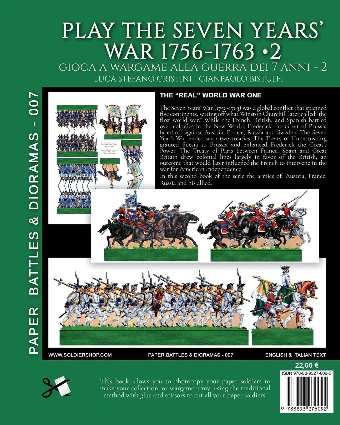 Rückseite: 9788893276092 | Play the Seven Years' War 1756-1763 - Vol. 2 | Luca Stefano Cristini
